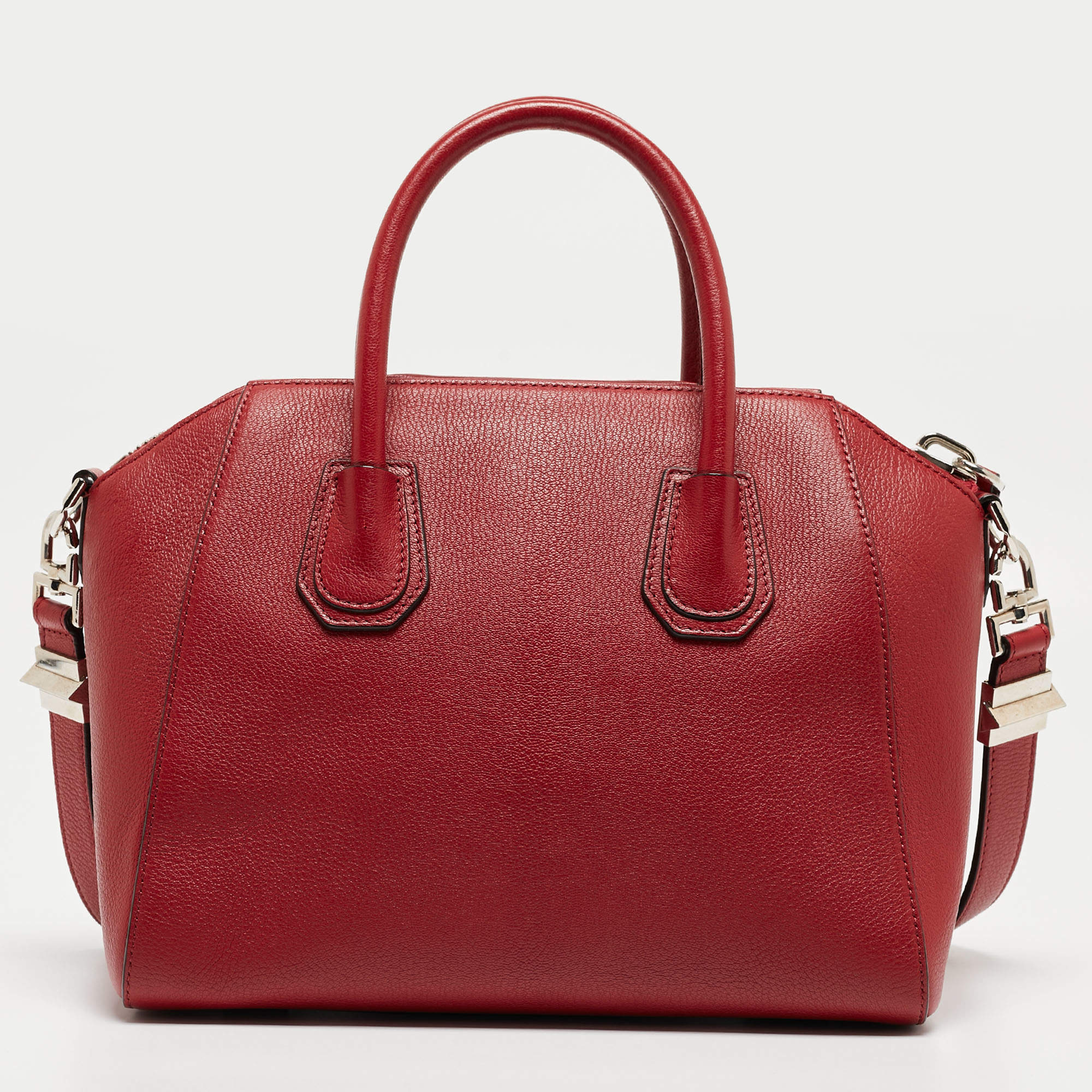 Givenchy Red Leather Small Antigona Satchel Givenchy TLC