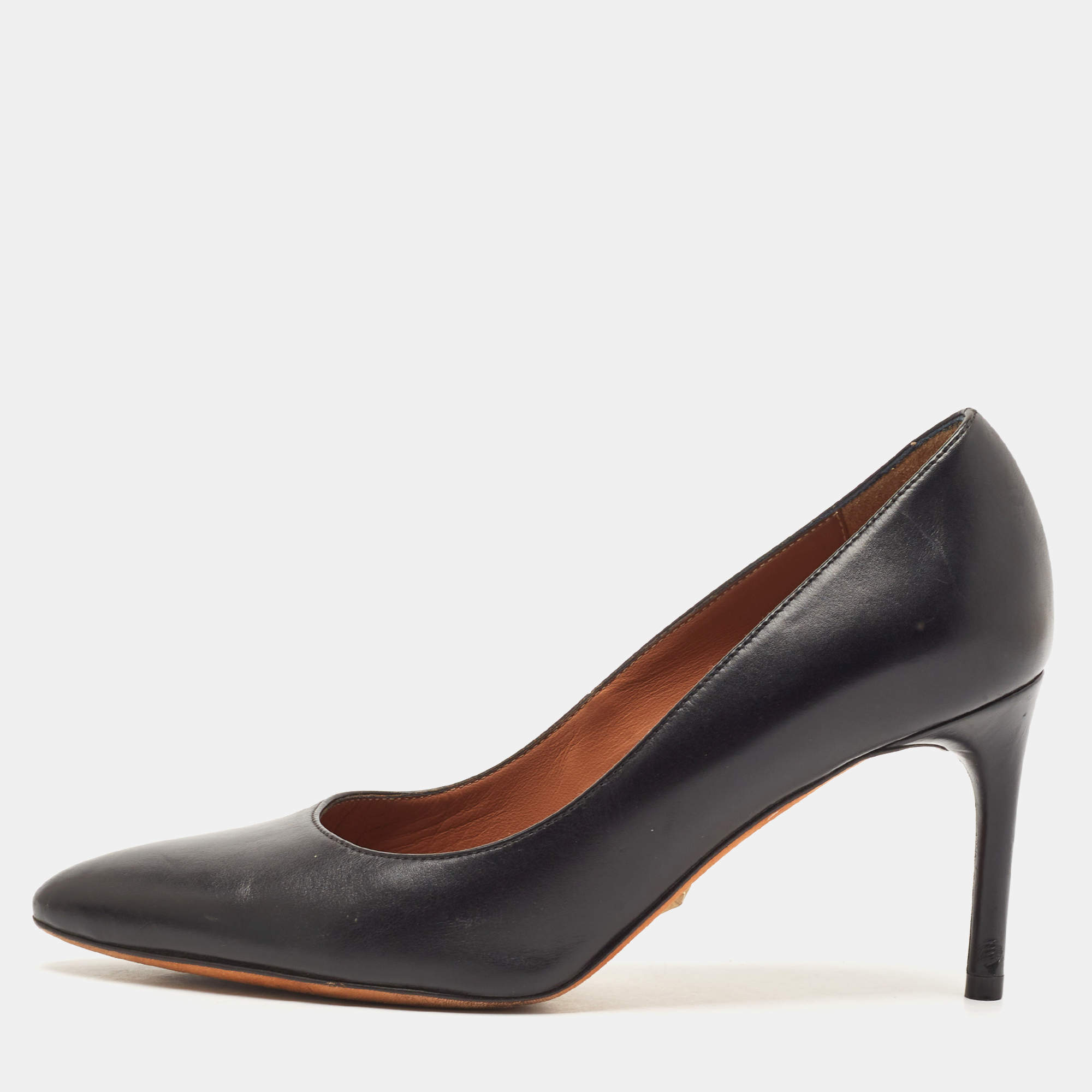 Givenchy Black Leather Pointed Toe Pumps Size 36