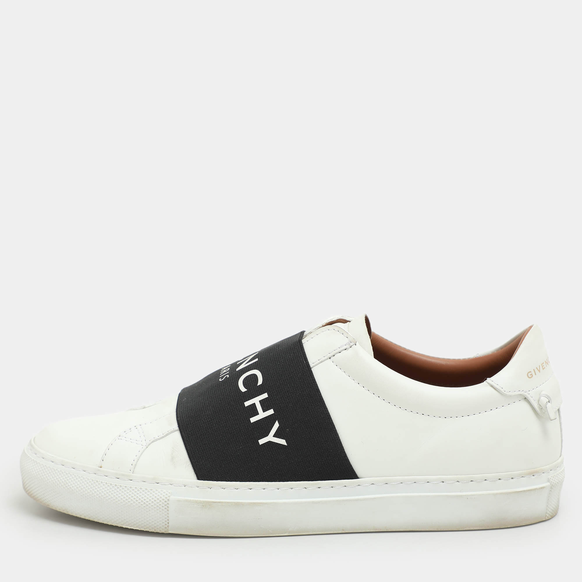 Givenchy White Leather Urban Street Slip On Sneakers Size 37