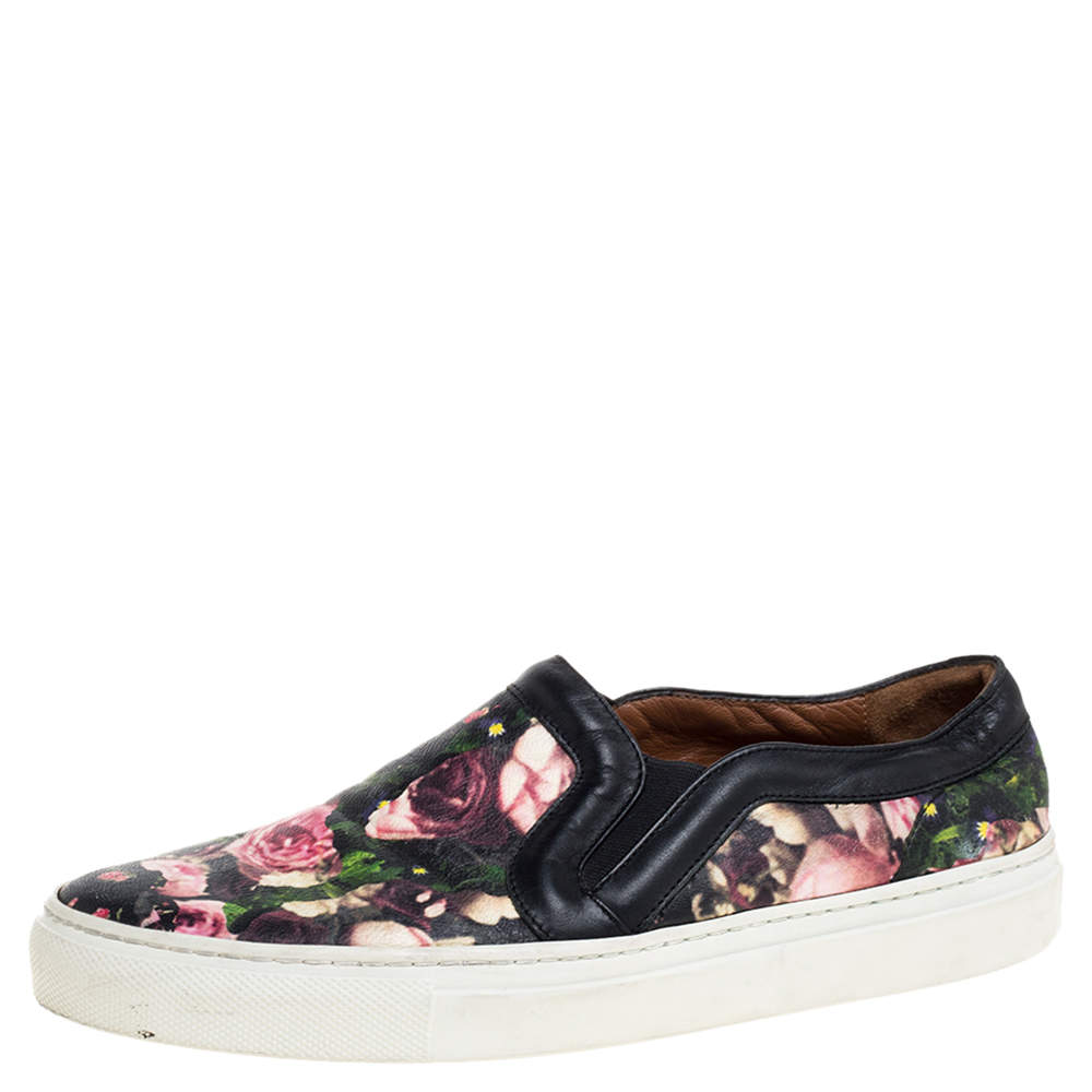 مملوكة مسبقًا حذاء رياضي جيفنشي سليب أون سكيت جلد مورد متعدد الألوان مقاس 35