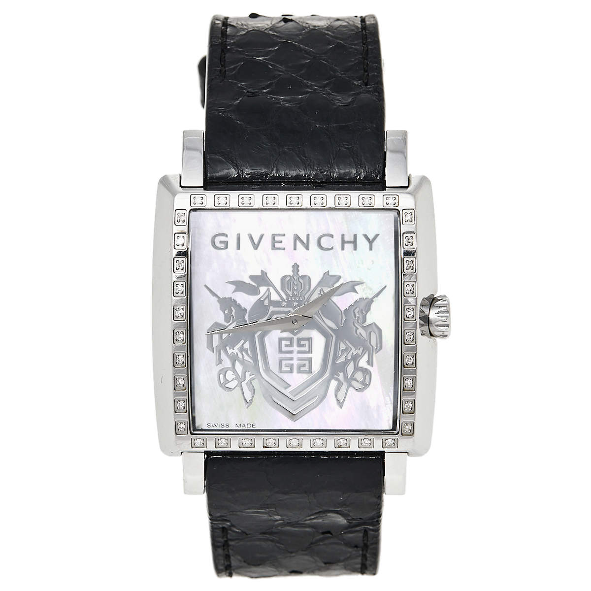 Givenchy Mother of Pearl Stainless Steel Diamonds GV.5214M Women's Wristwatch 38 mm