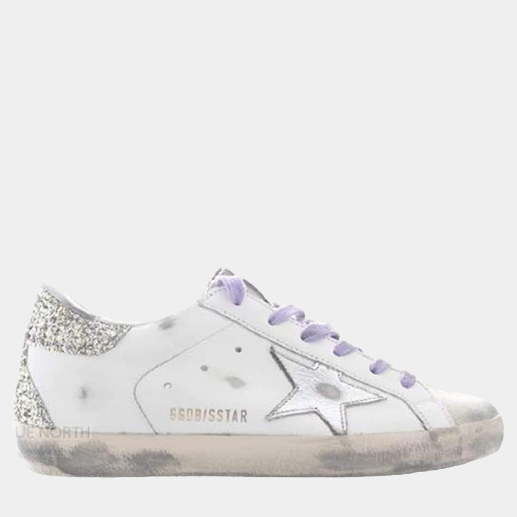 Golden Goose Silver Leather Sneaker EU 36