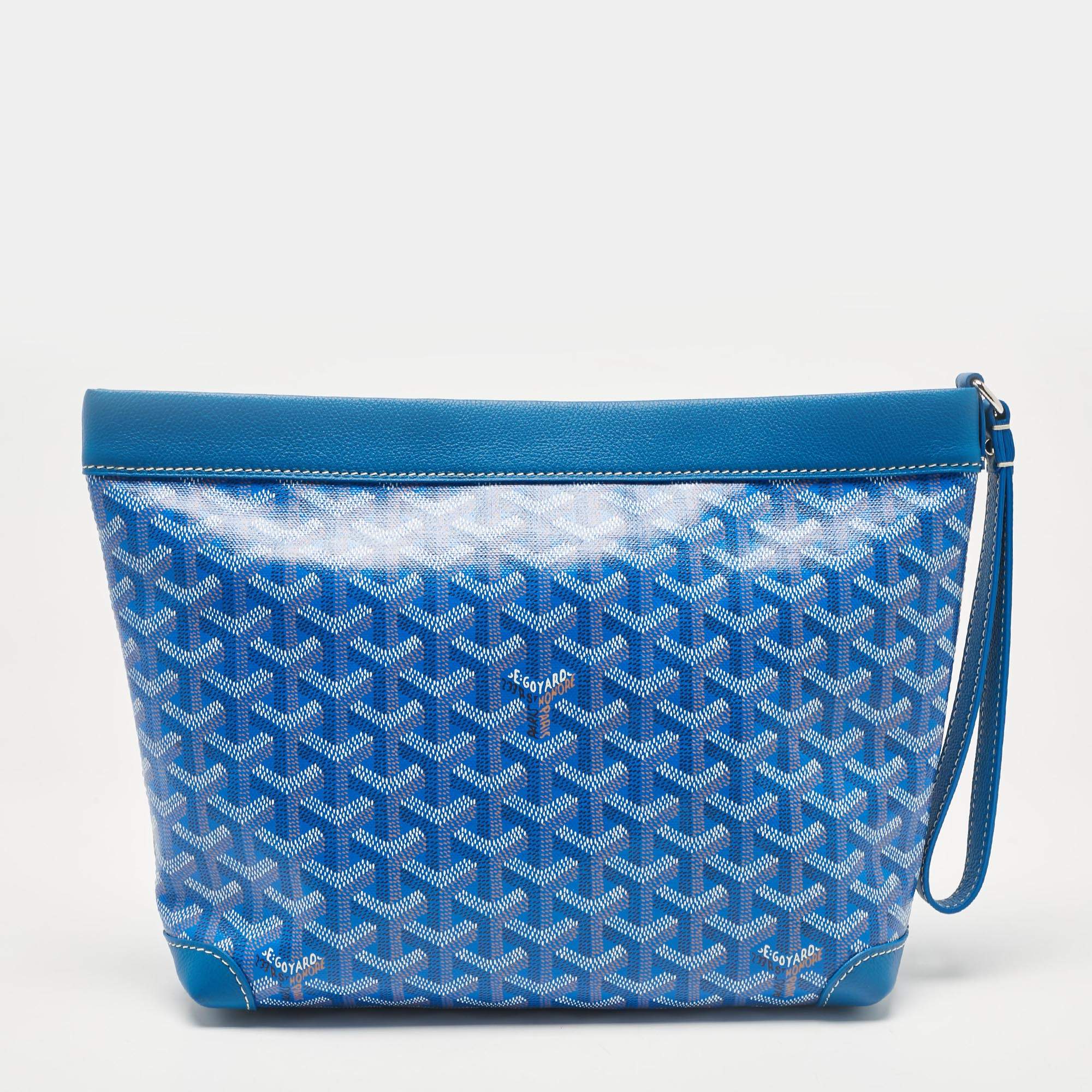 【送料・関税込み】Goyard Boeing 25 ポーチ Navy Blue Goyard Boeing 25 Toilet Bag Navy Blue – Endless Supply