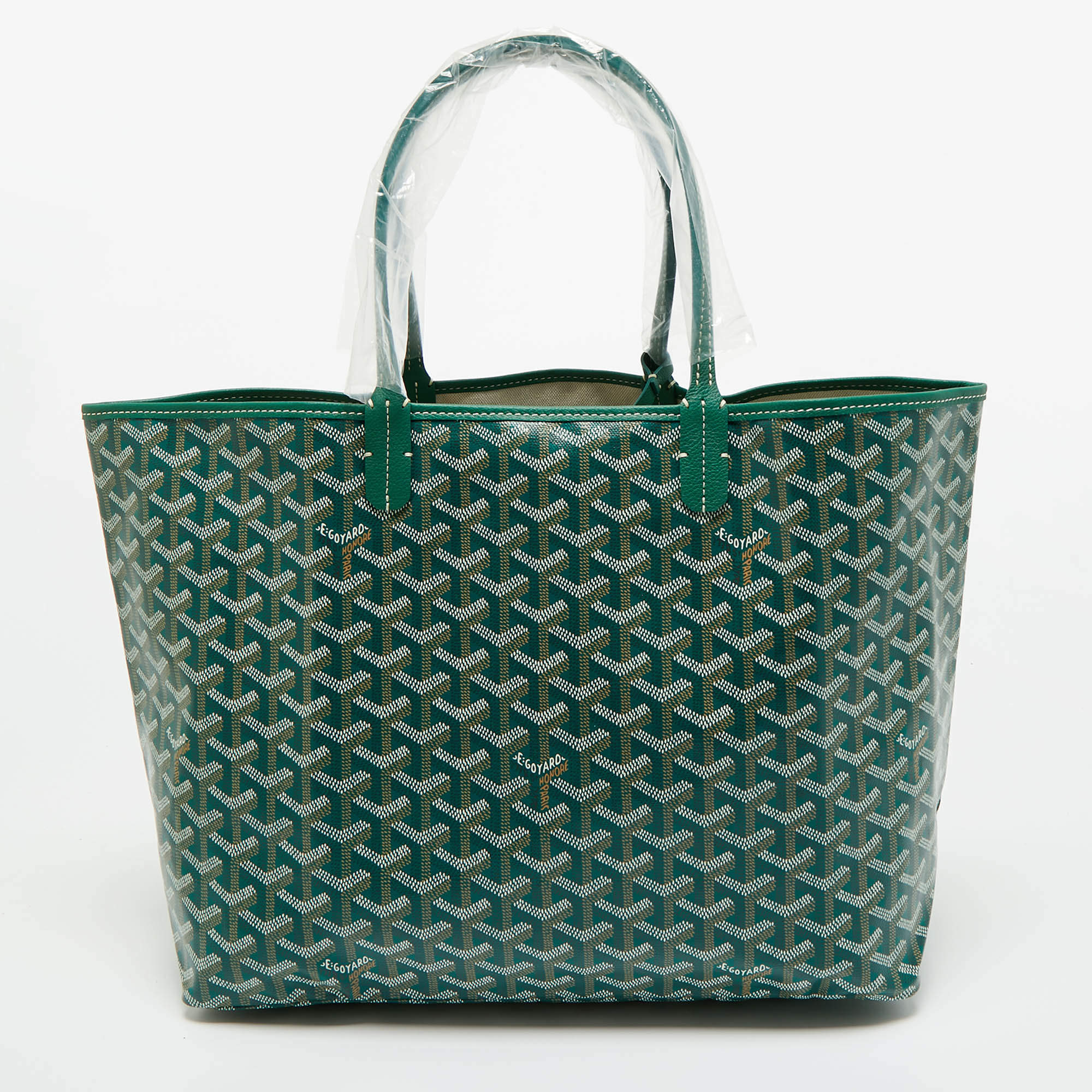 【GOYARD】Goyard pm grey tote【新古品・新品未使用】 Goyard Grey Goyardine Coated Canvas and Leather Saint Louis