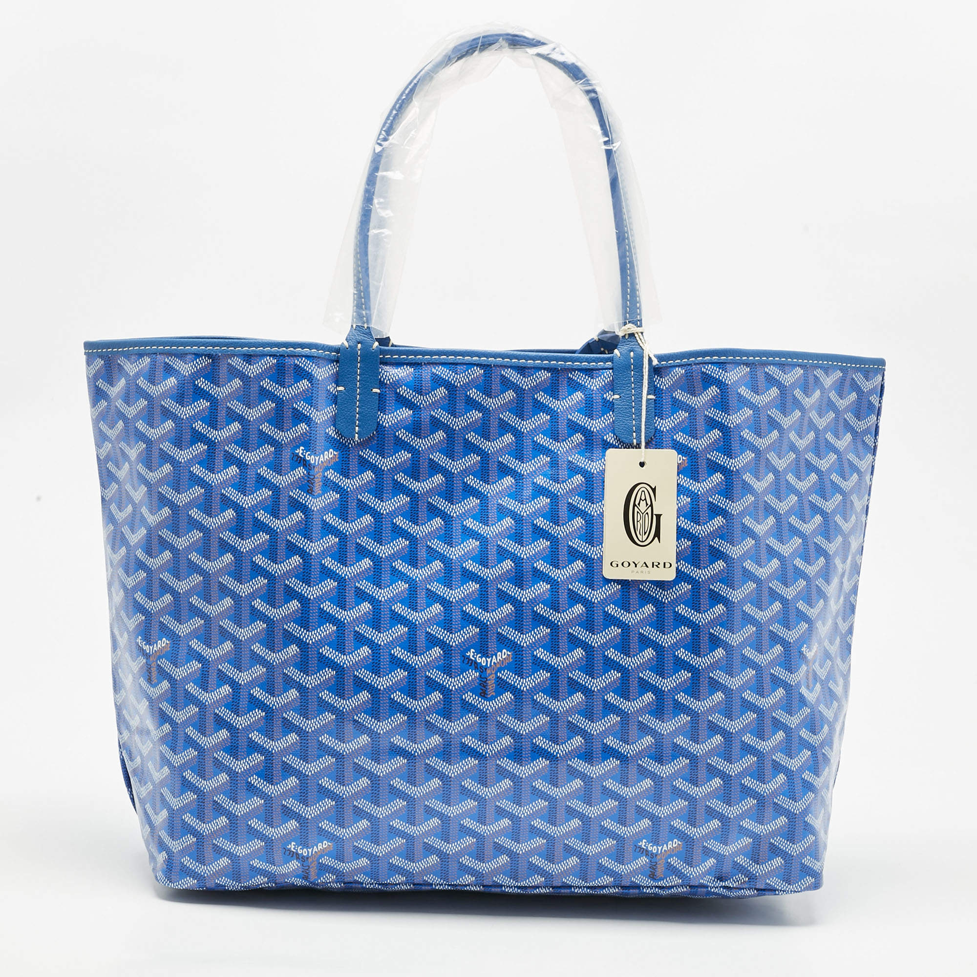Goyard Grey Goyardine Coated Canvas and Leather Saint Louis