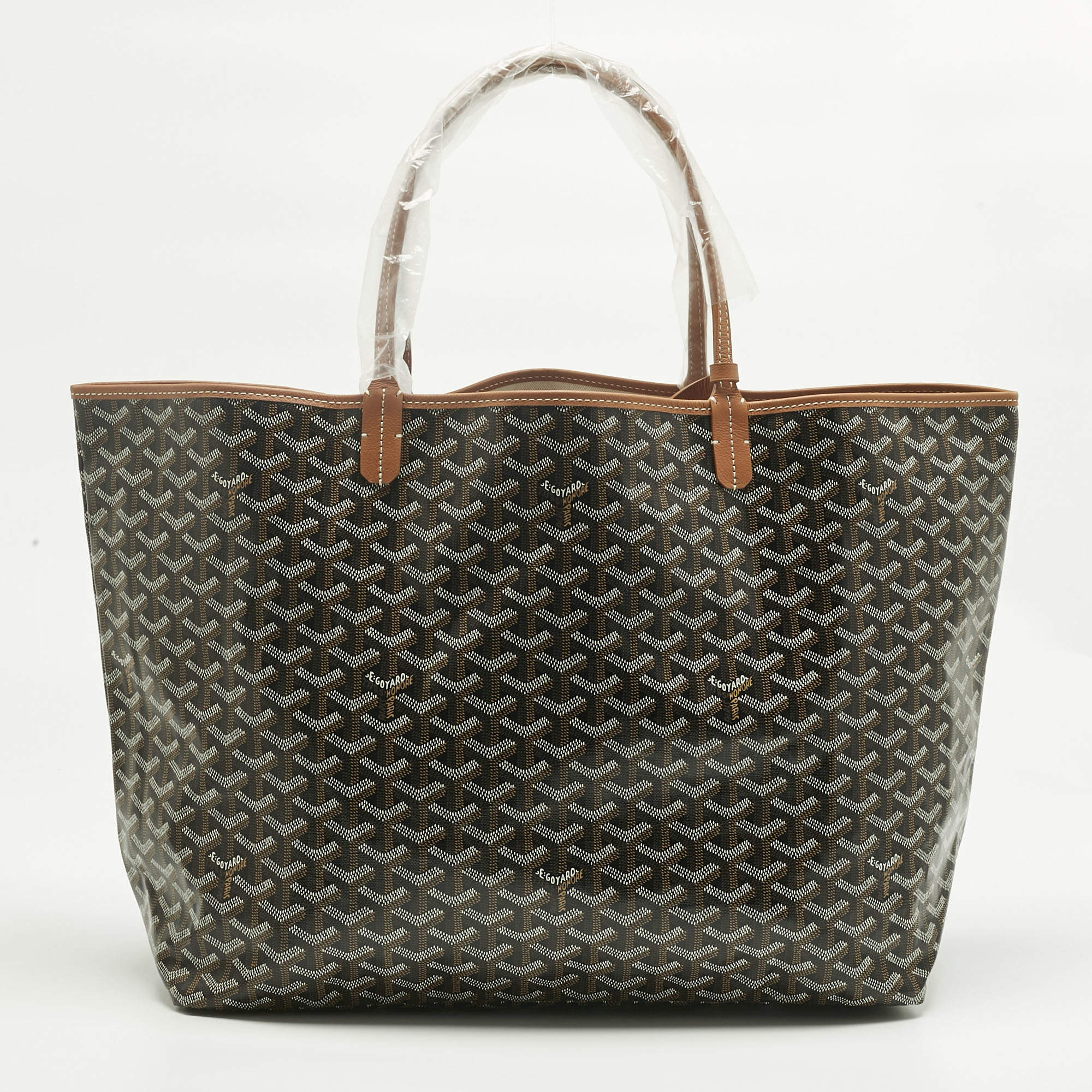 Goyard Sky Blue Goyardine Coated Canvas and Leather Saint Louis GM