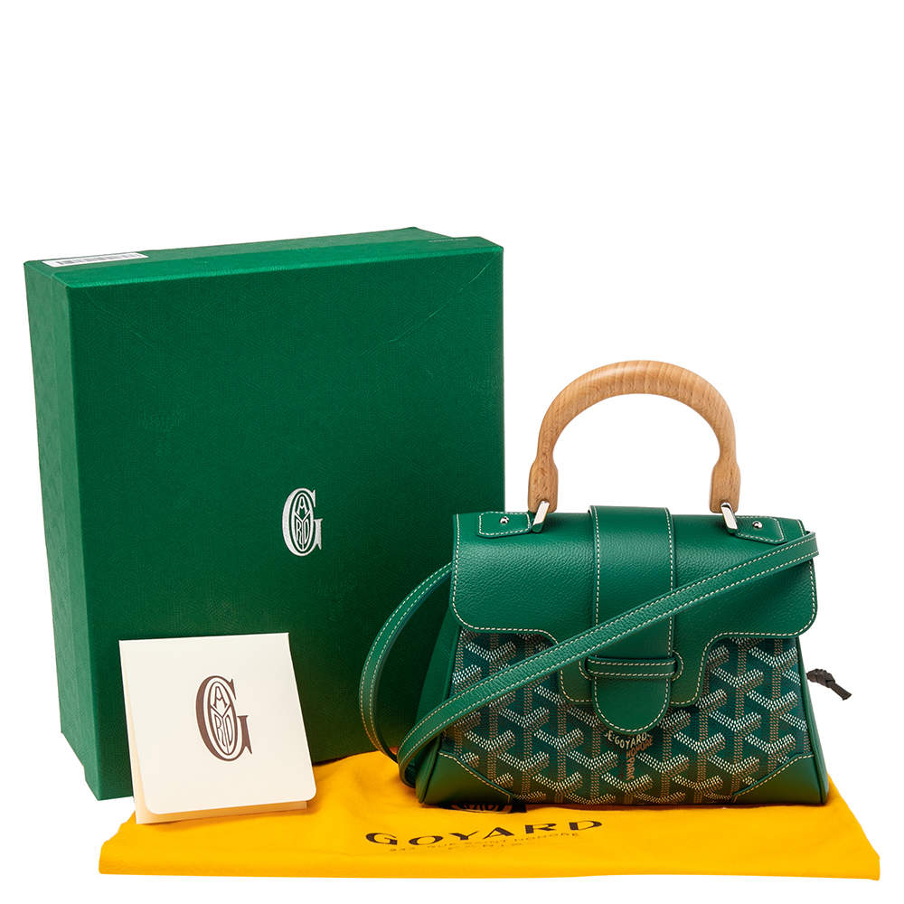 Goyard Goyardine Saigon PM - Green Handle Bags, Handbags - GOY30870