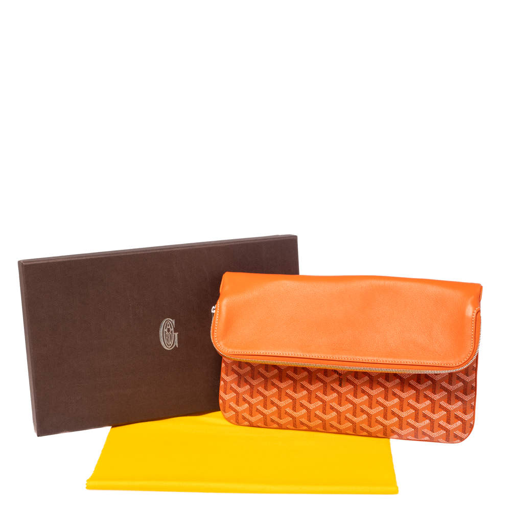 Black or orange? #goyard #clutch #bag #bags #goyardbags #luxury