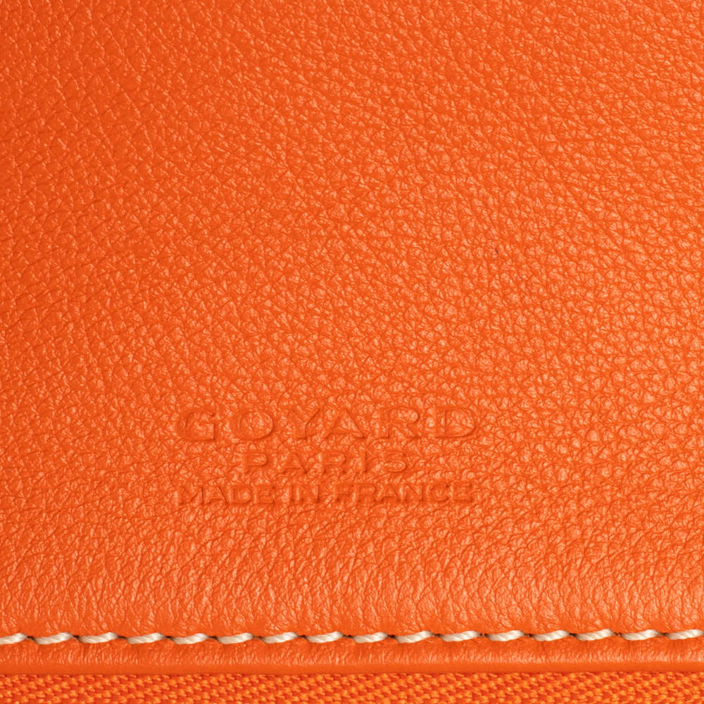Cloth clutch bag Goyard Orange in Cloth - 33631187