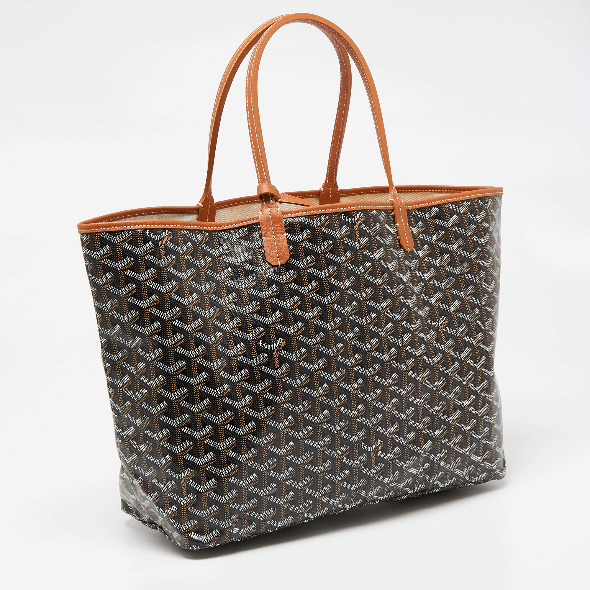 Shop GOYARD Saint Louis Canvas Blended Fabrics 2WAY Leather Elegant Style  Handbags by LifeinParis