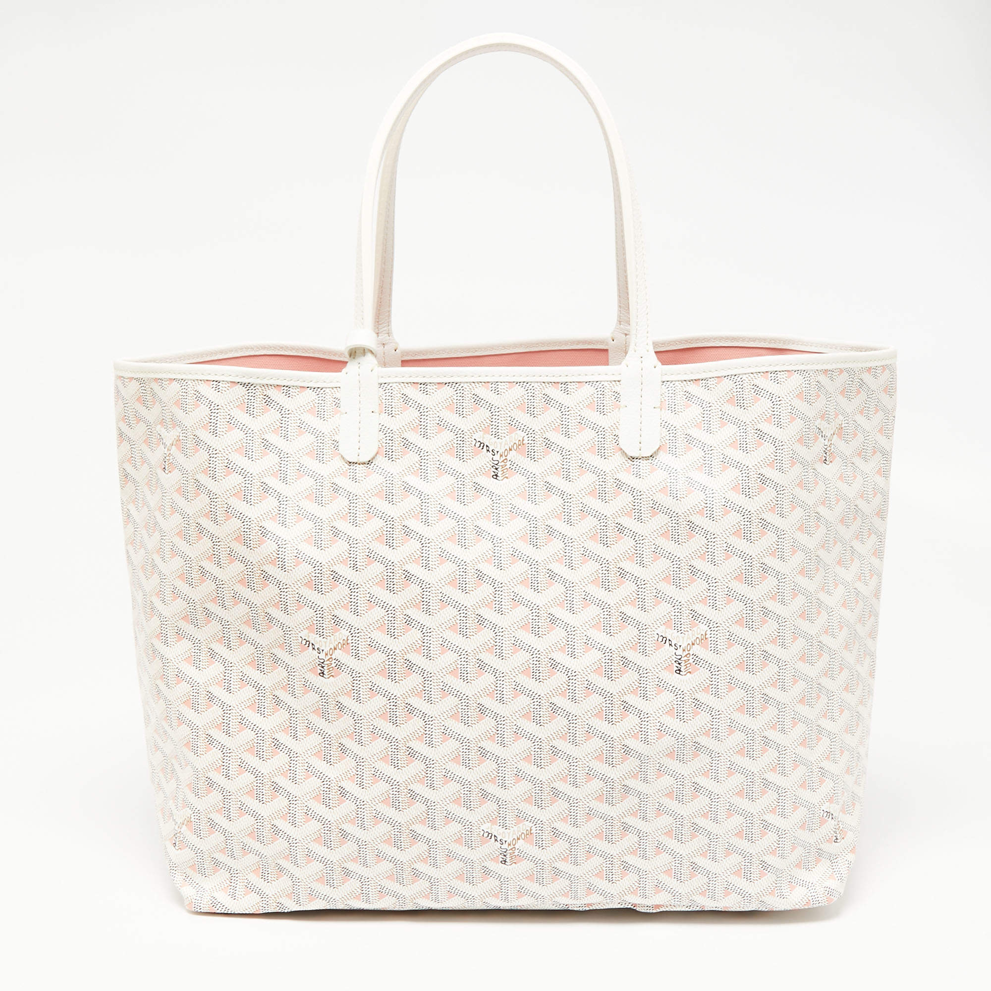Goyard Pink And White Claire Voie Coated Canvas St. Louis GM Silver  Hardware, 2022 Available For Immediate Sale At Sotheby's