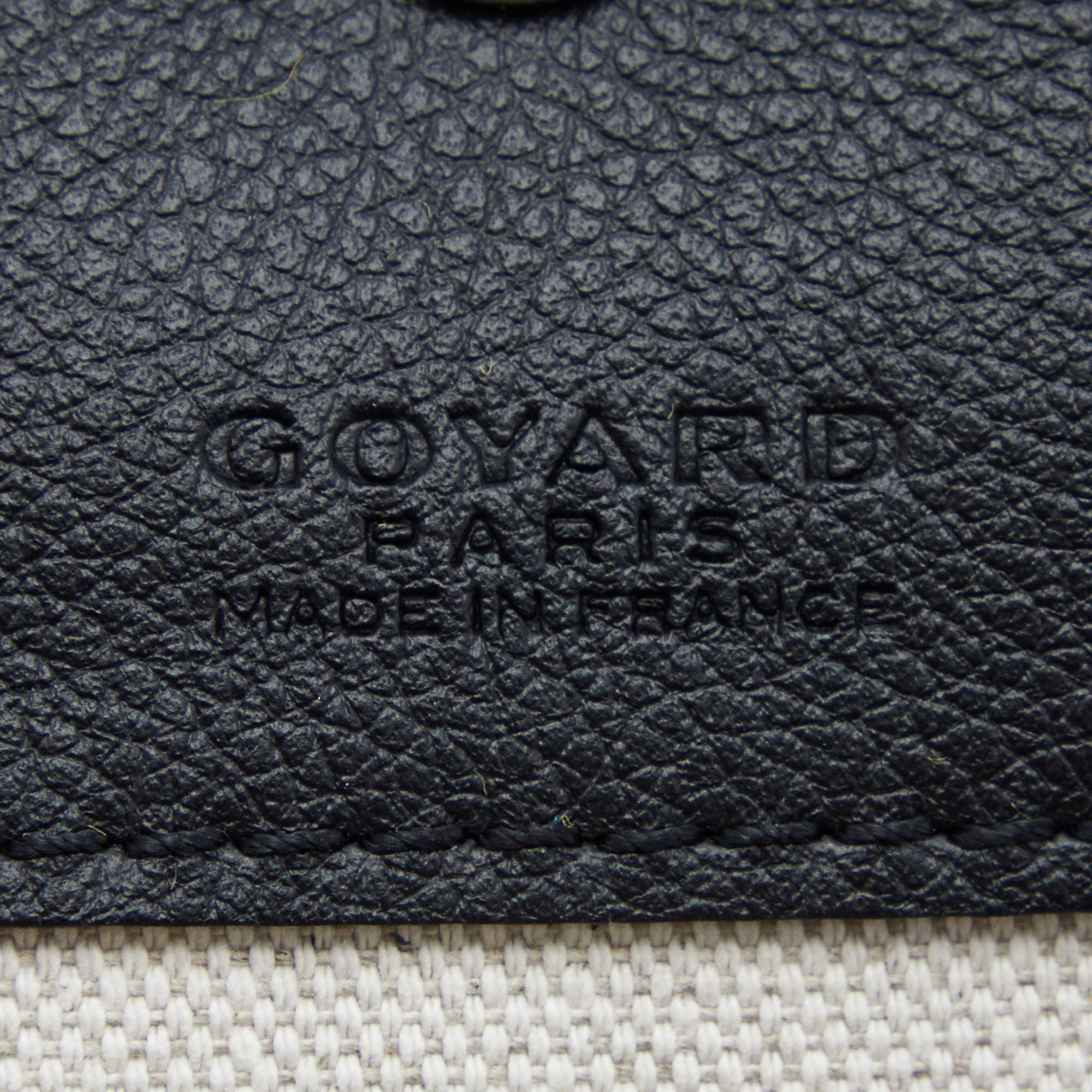 Black Goyardine Canvas Saint-Louis PM QEB05U0LKF309