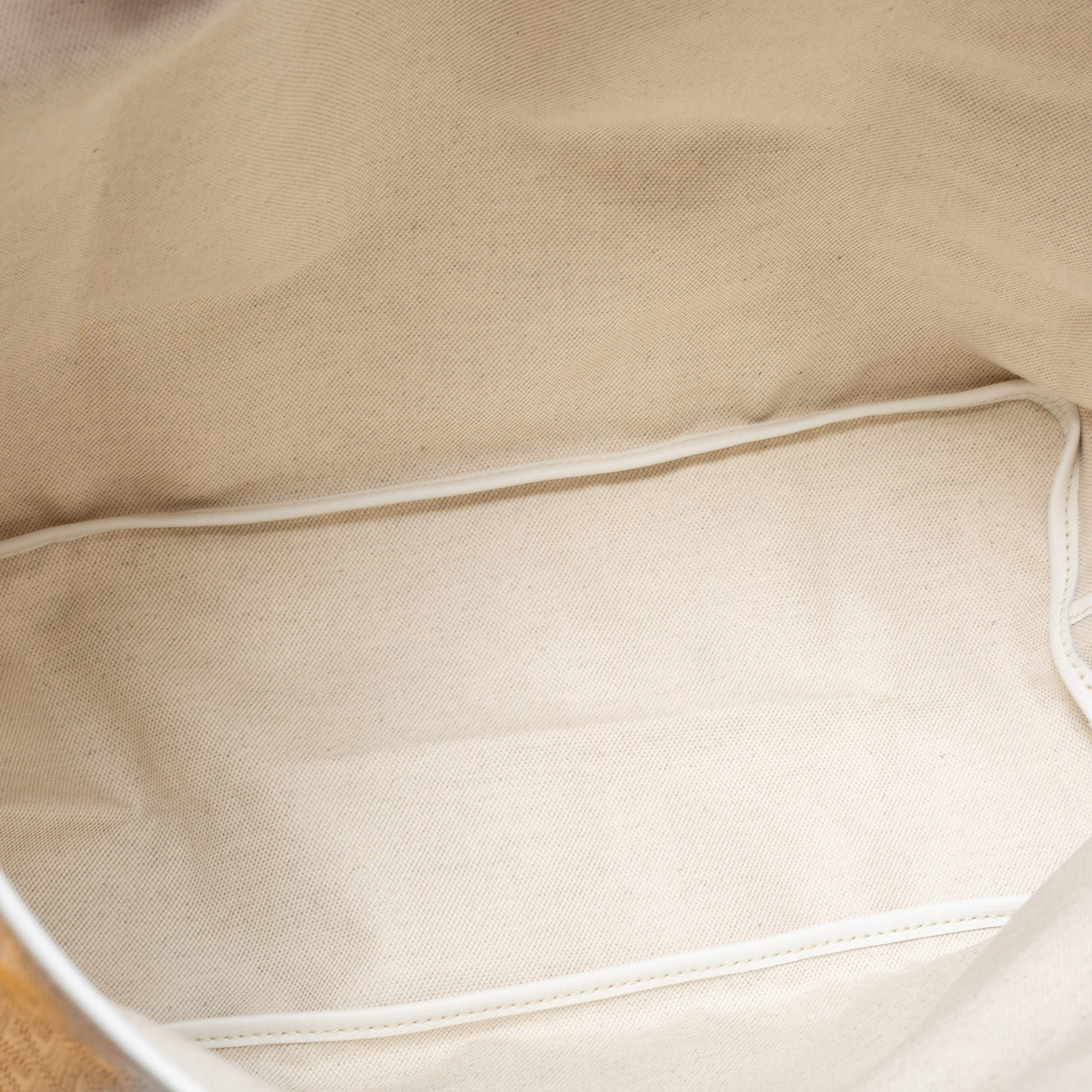 Goyard White Saint Louis PM Leather Cloth Cloth ref.147549 - Joli Closet