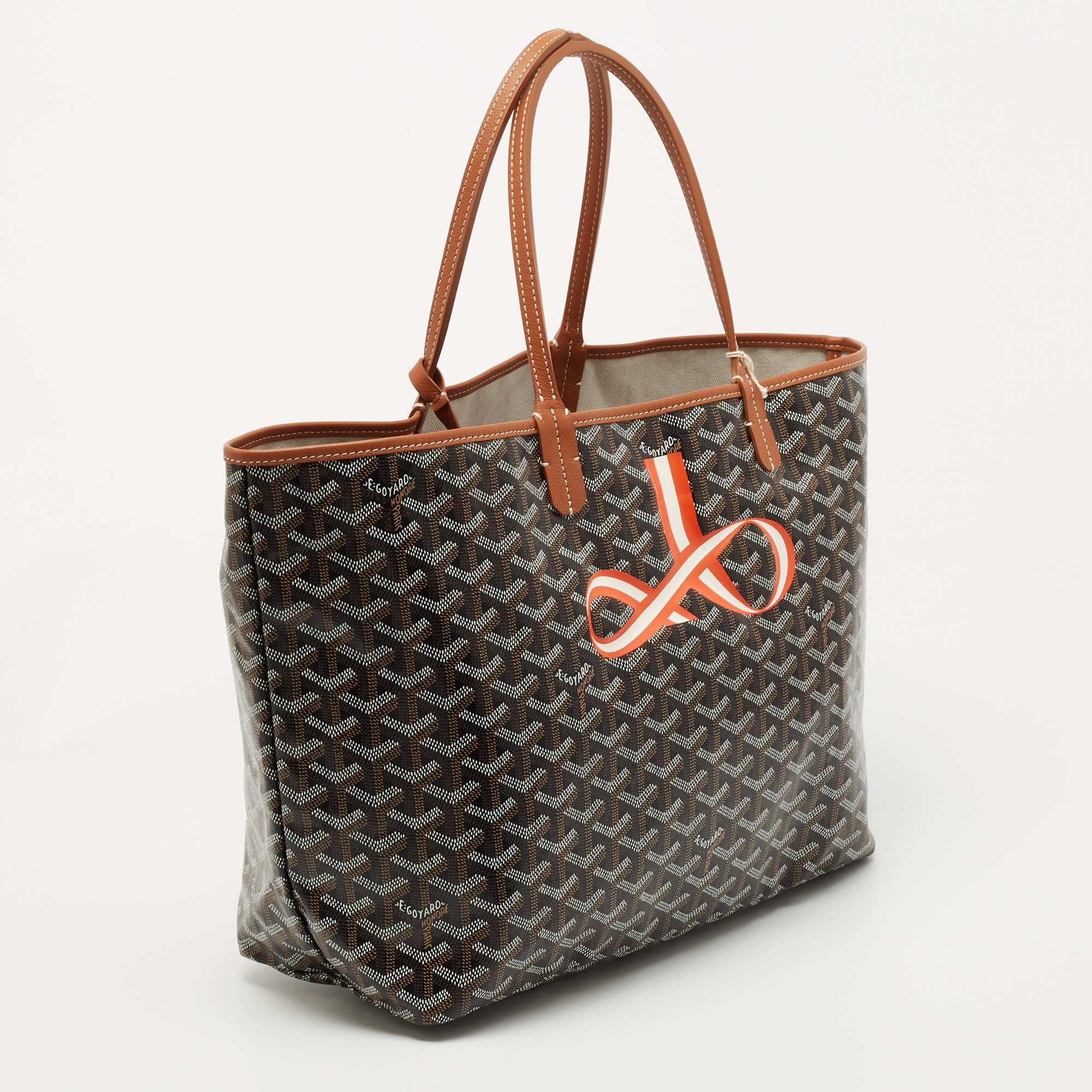 Goyard Saint Louis Tote Goyardine PM Brown pour femmes