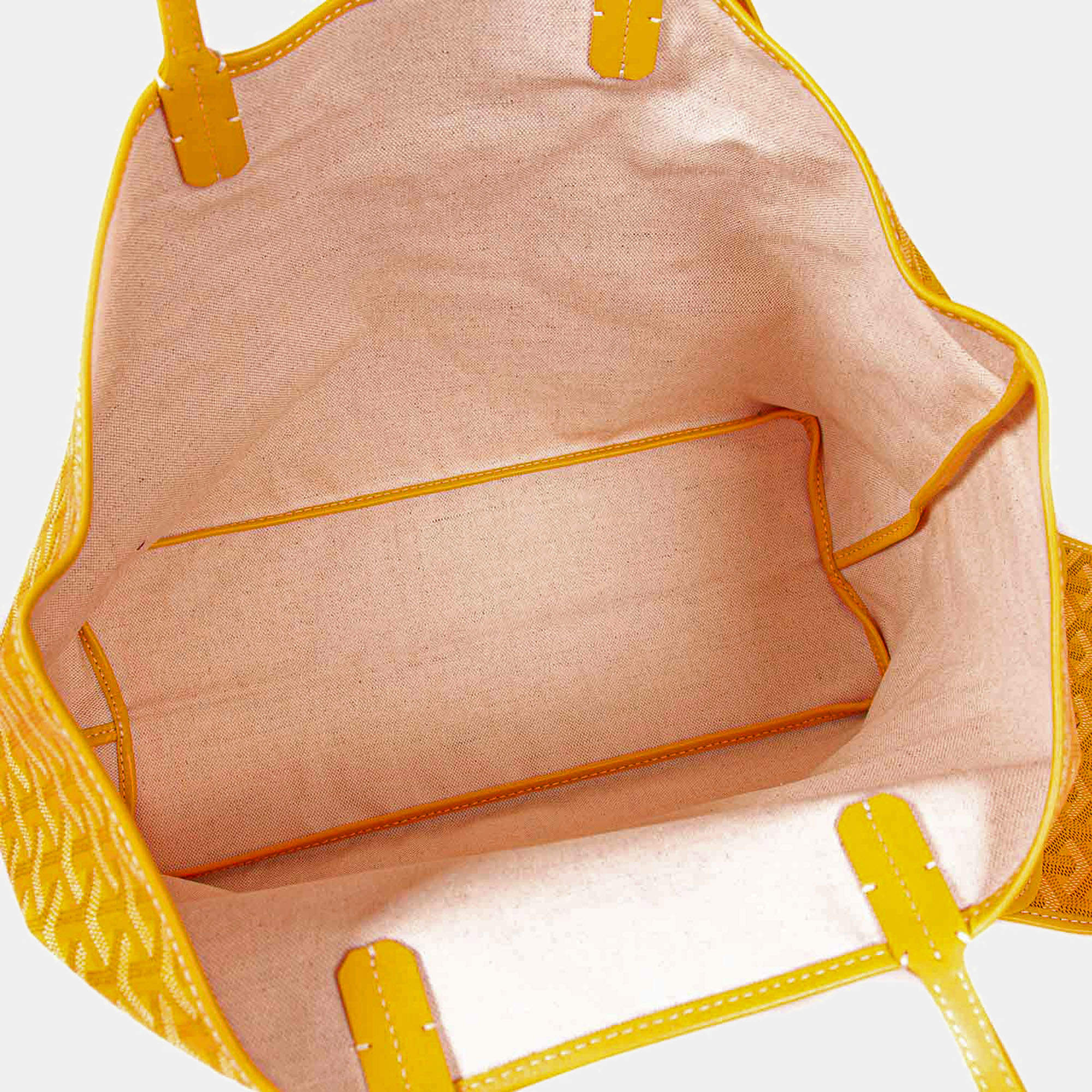 Saint-louis cloth tote Goyard Yellow in Cloth - 34375931