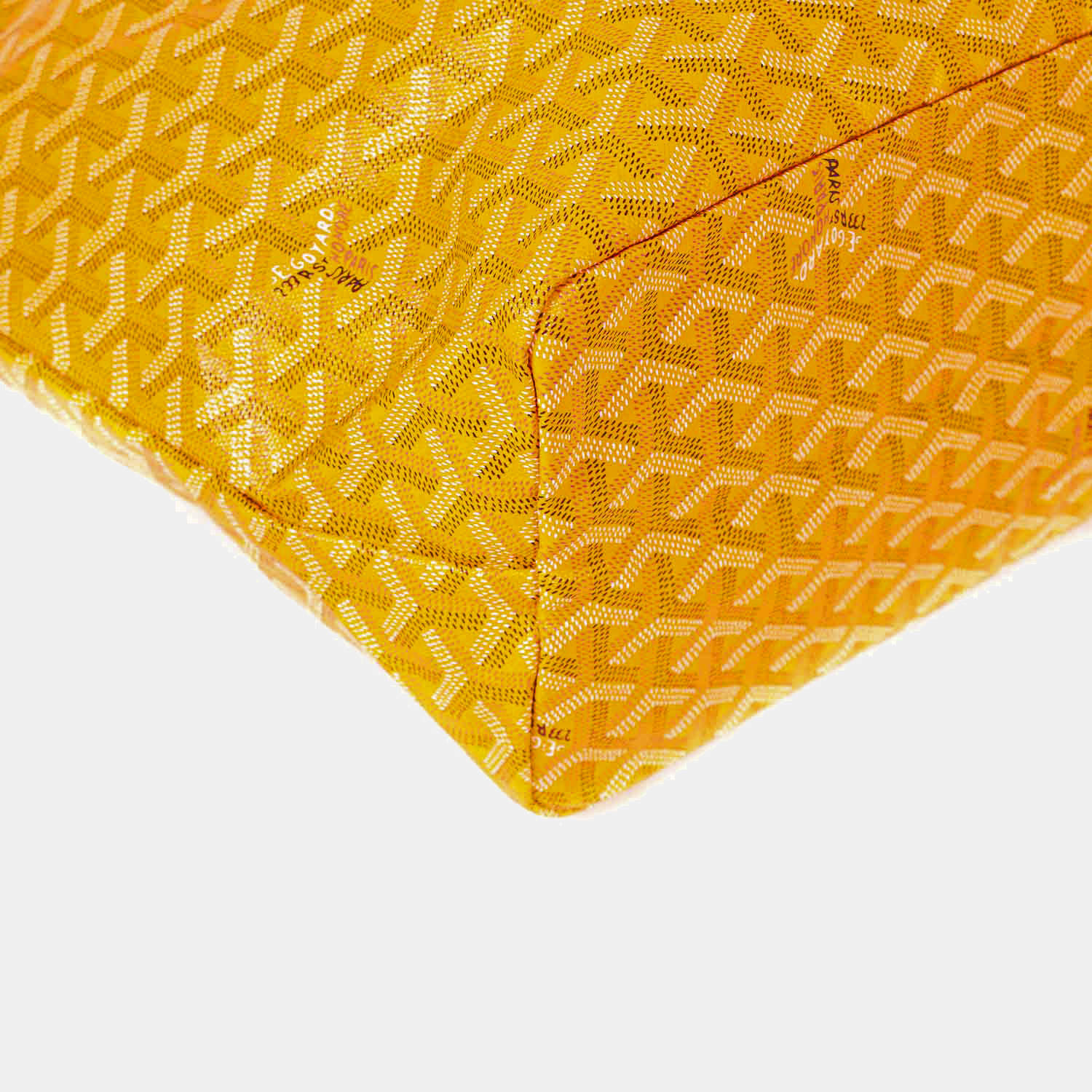 Saint-louis cloth tote Goyard Yellow in Cloth - 34958842