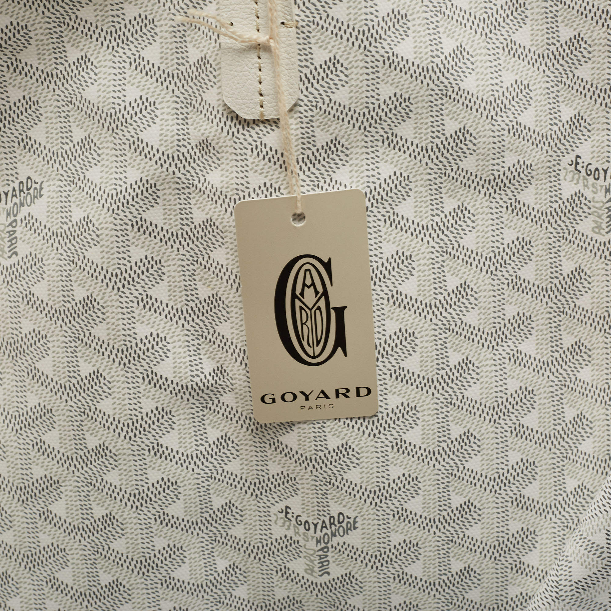 Goyard White Goyardine Coated Canvas St. Louis GM Tote – STYLISHTOP