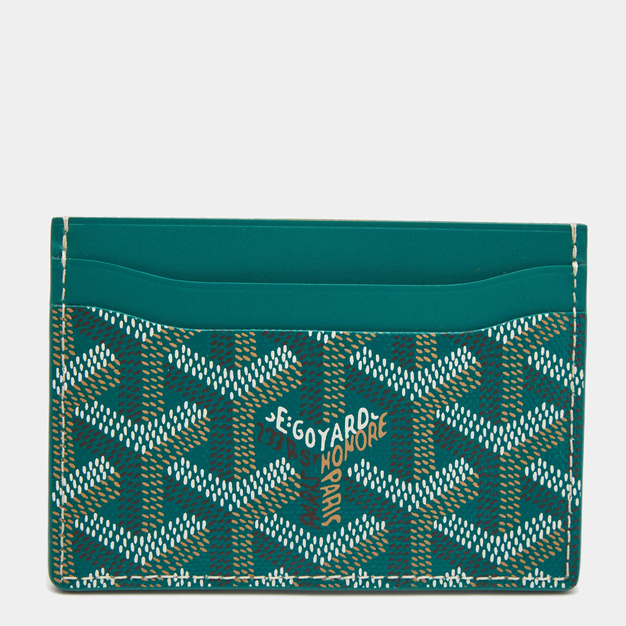 Goyard Saint Sulpice Card Holder Coated Canvas at 1stDibs