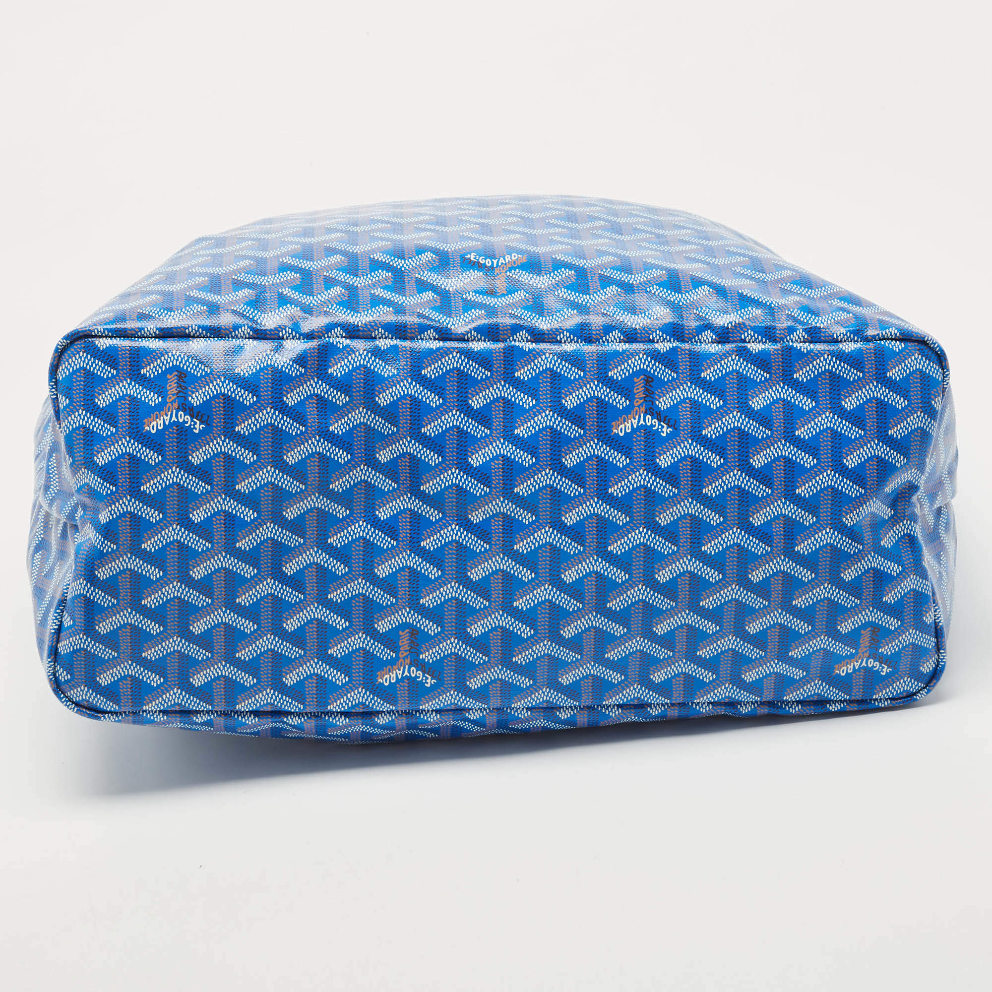 Goyard Goyardine Saint Louis Pm Sky Blue Coated Canvas and Leather Tot -  MyDesignerly