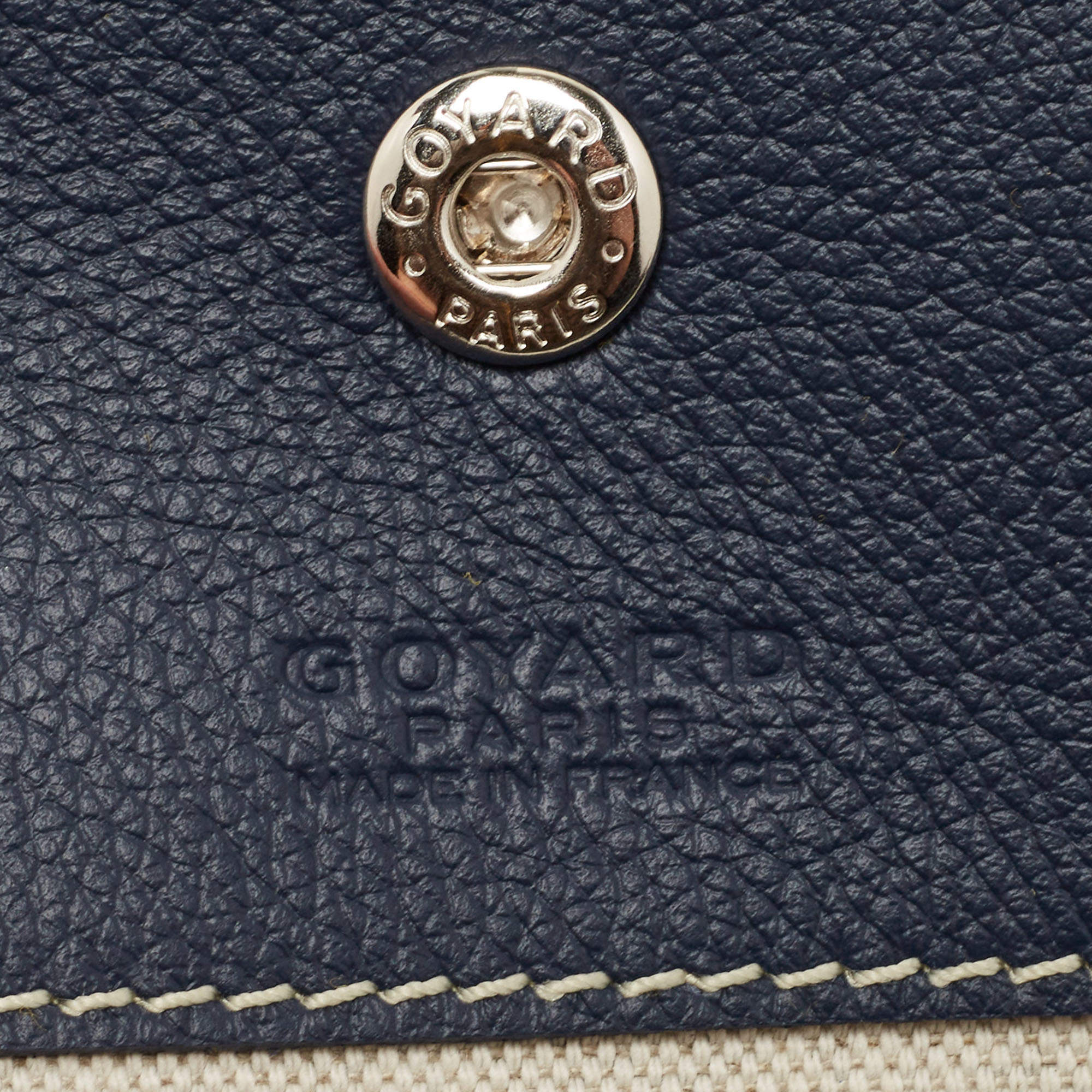Leather bag Goyard Navy in Leather - 26573029