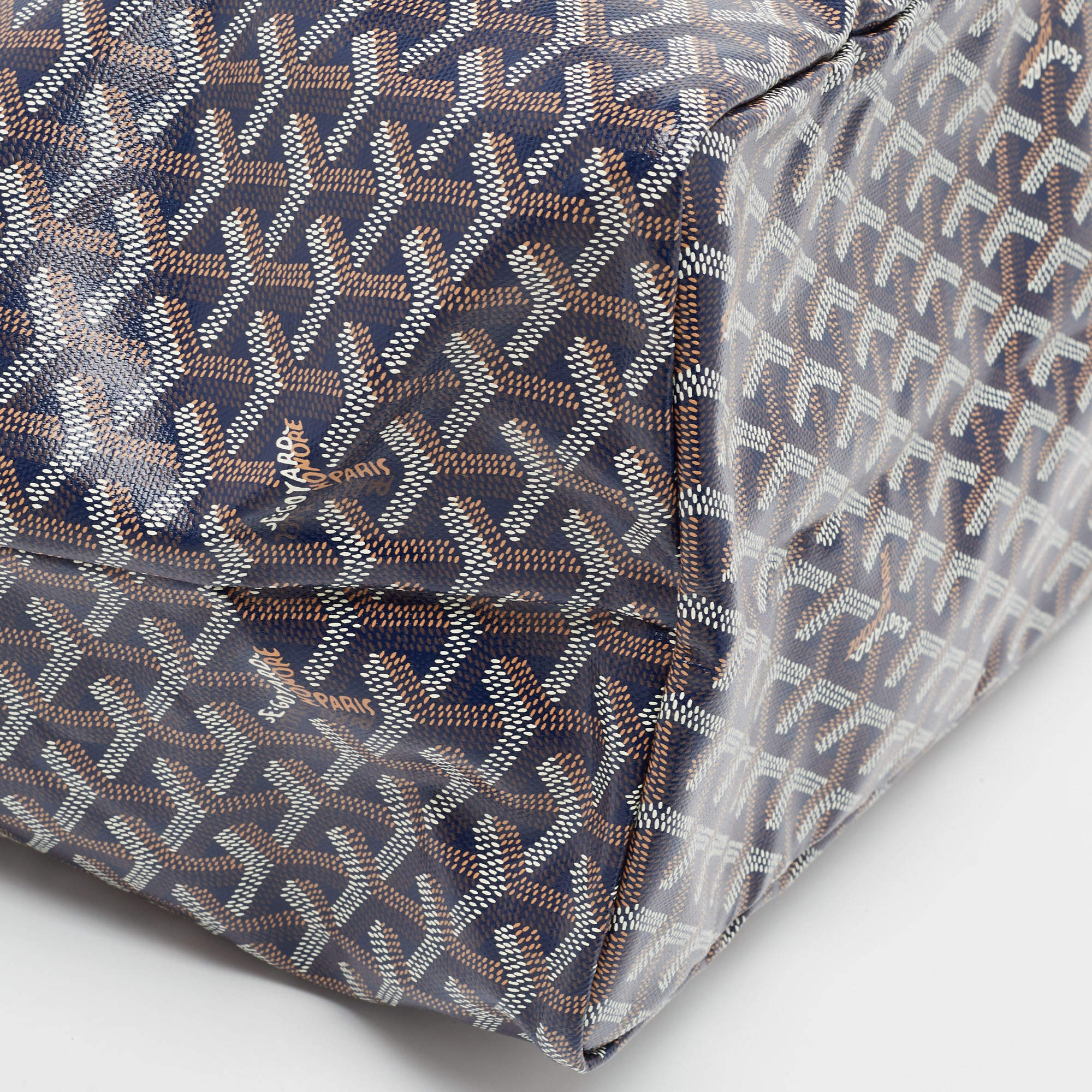 GOYARD Goyardine Saint Louis GM Navy 211409