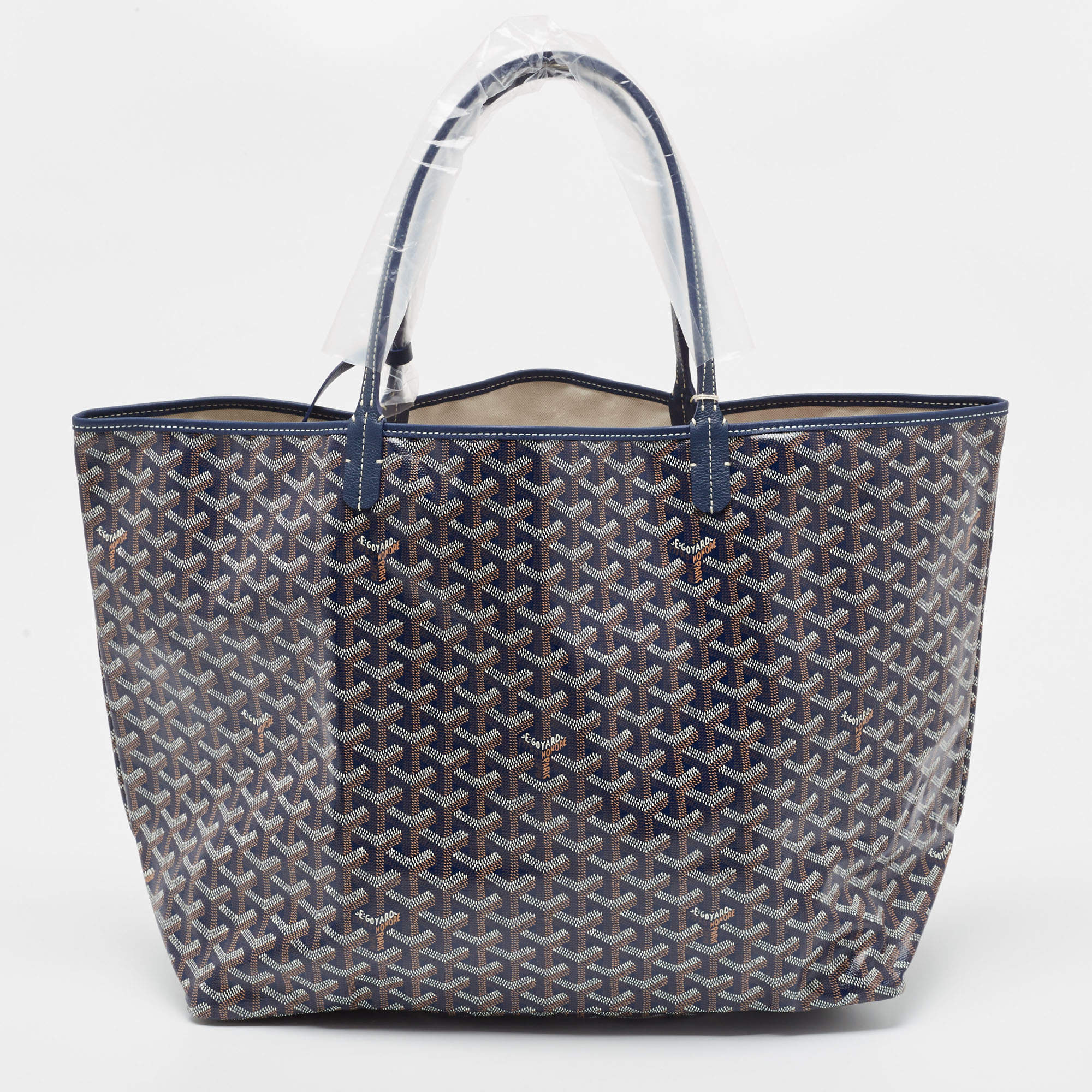 Goyard Brown Goyardine Coated Canvas and Leather Coeur Saint Louis GM Tote  Goyard