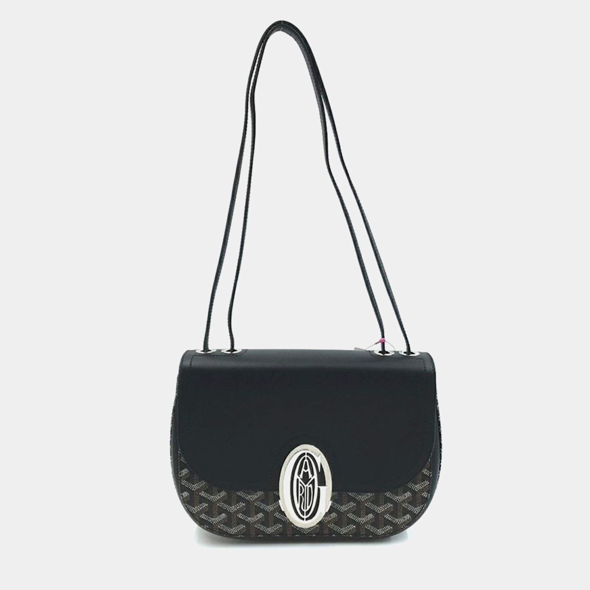 Goyard Black Leather 233 Tote bag