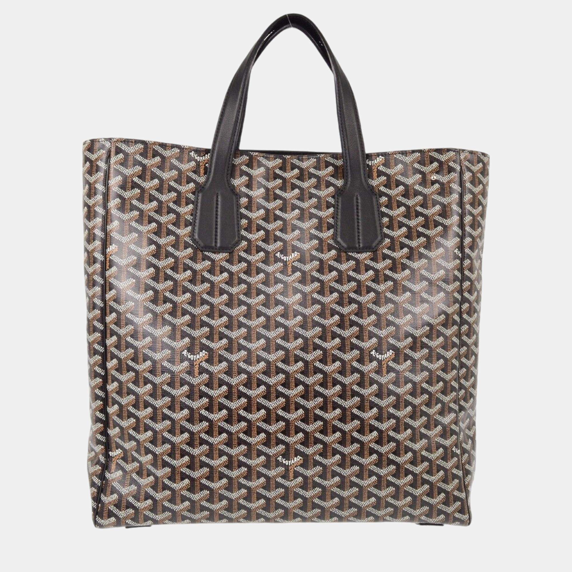 Goyard Black Sac Voltaire Tote Handbag