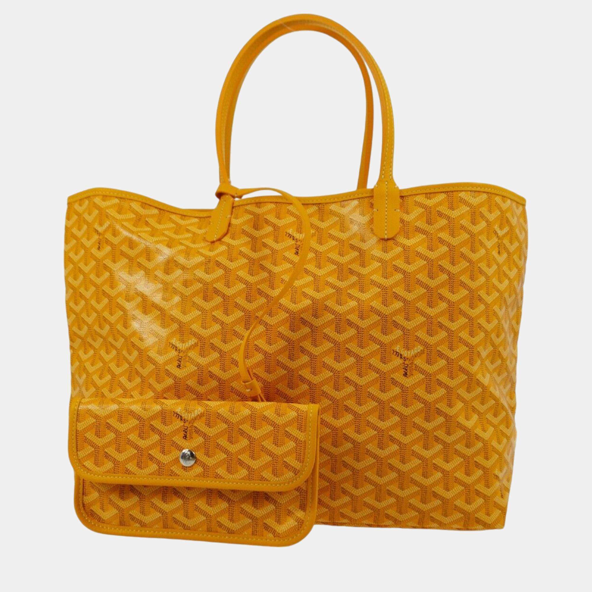 Goyard Yellow St. Louis PM Tote Handbag