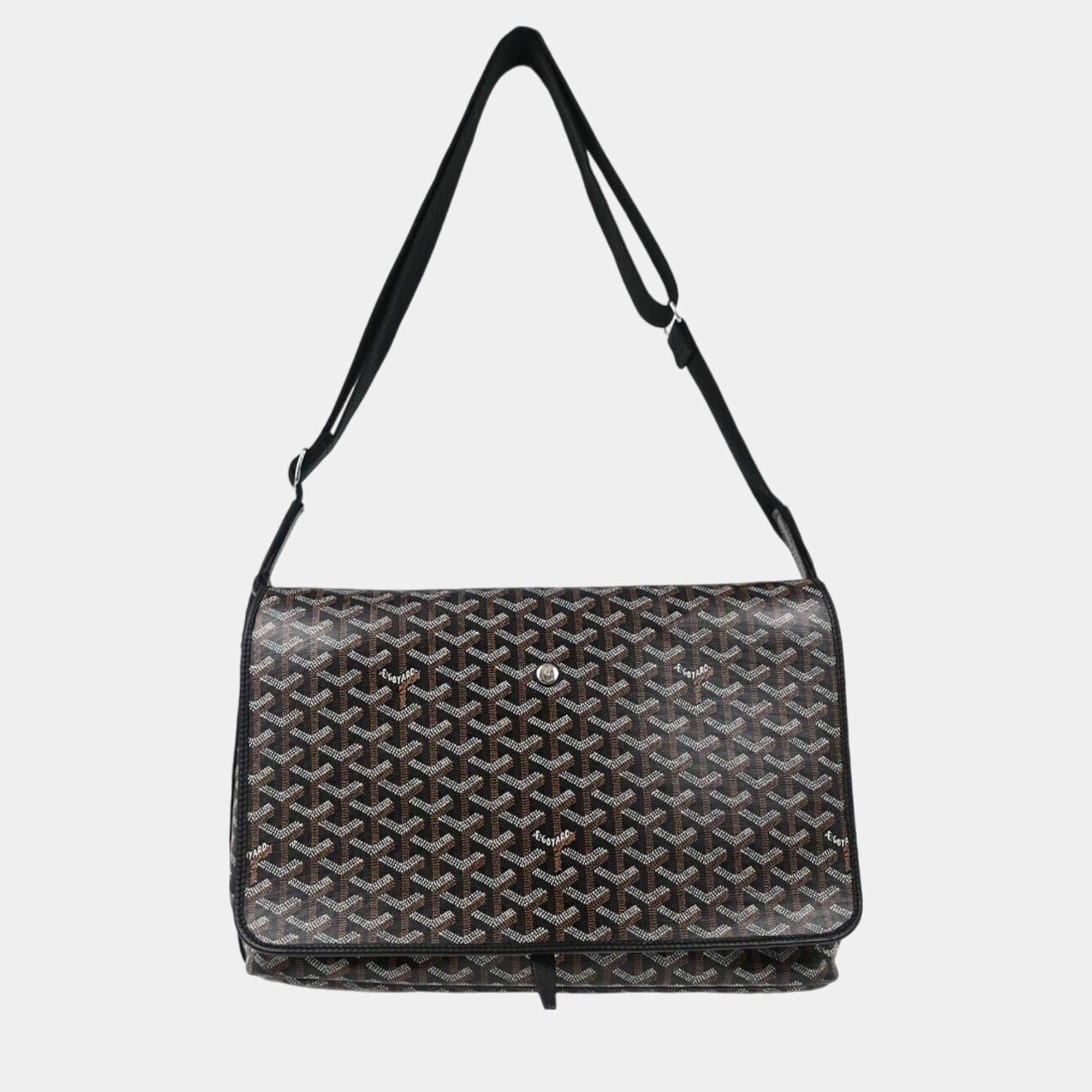 Goyard Black Capetien MM Shoulder Bag