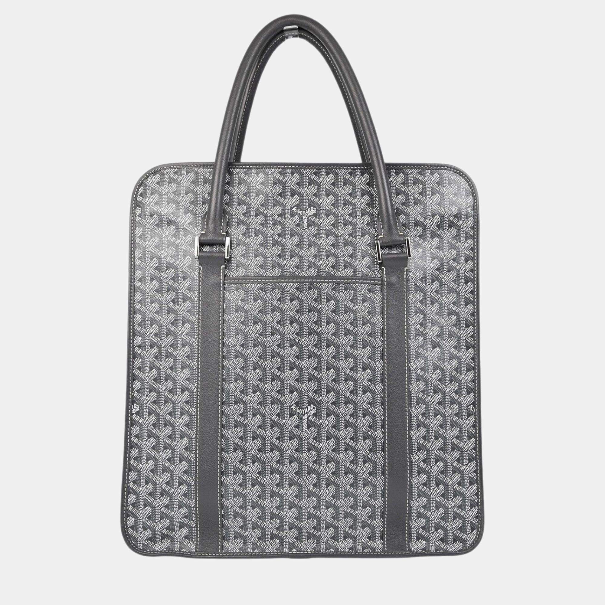 Goyard Gray Bourgogne Tote Handbag