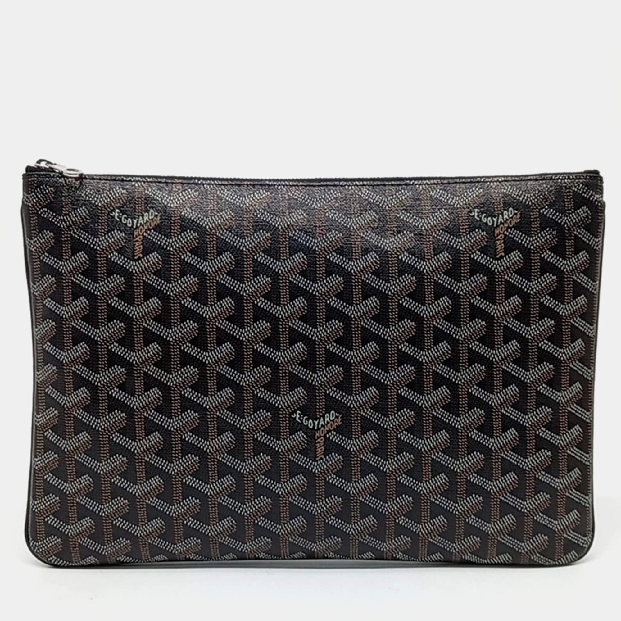 Goyard Black PVC Senna MM bag