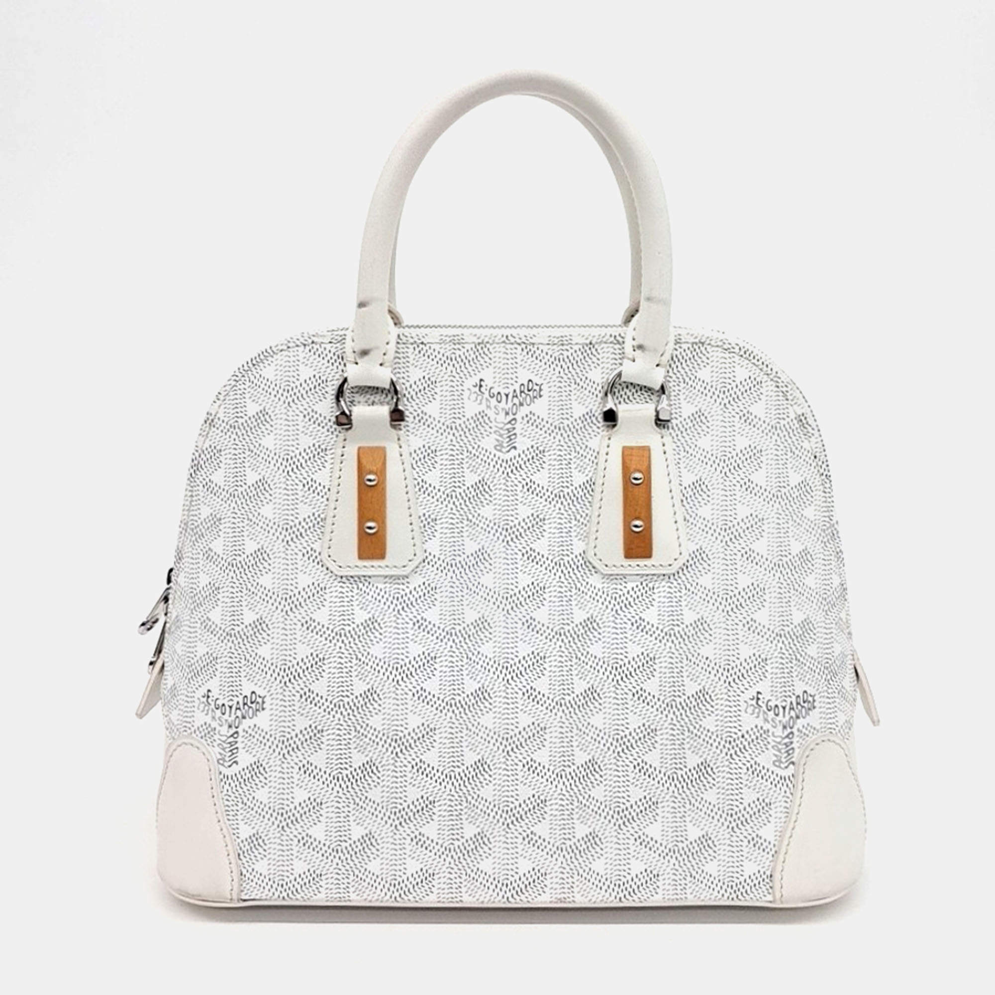 Goyard White PVC Vendome Mini Bag