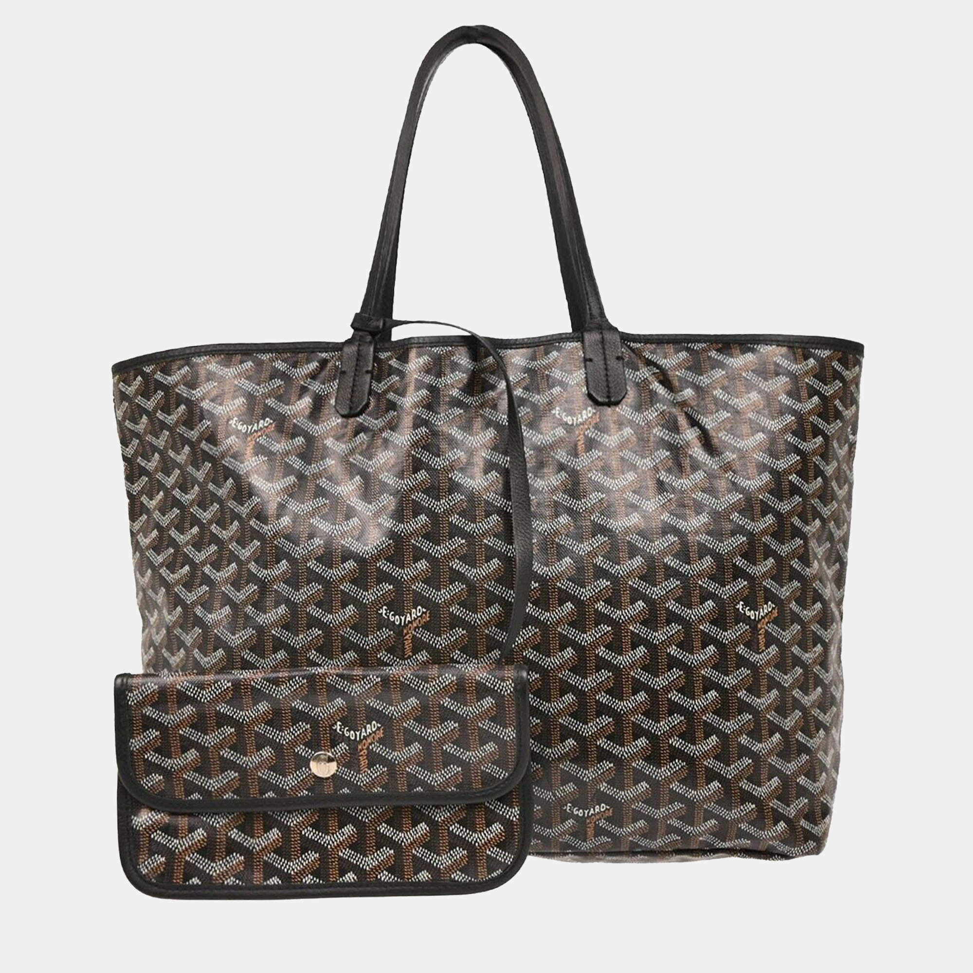 Goyard Black St. Louis PM Tote Handbag