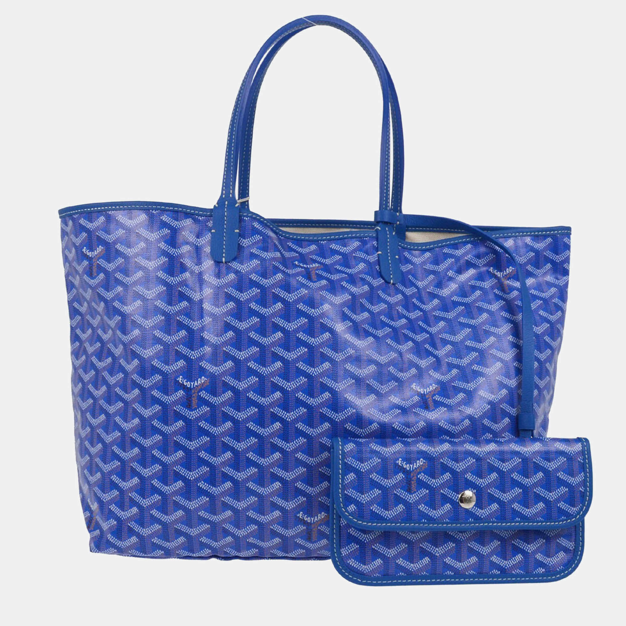 Goyard Blue St.Louis PM Tote Bag