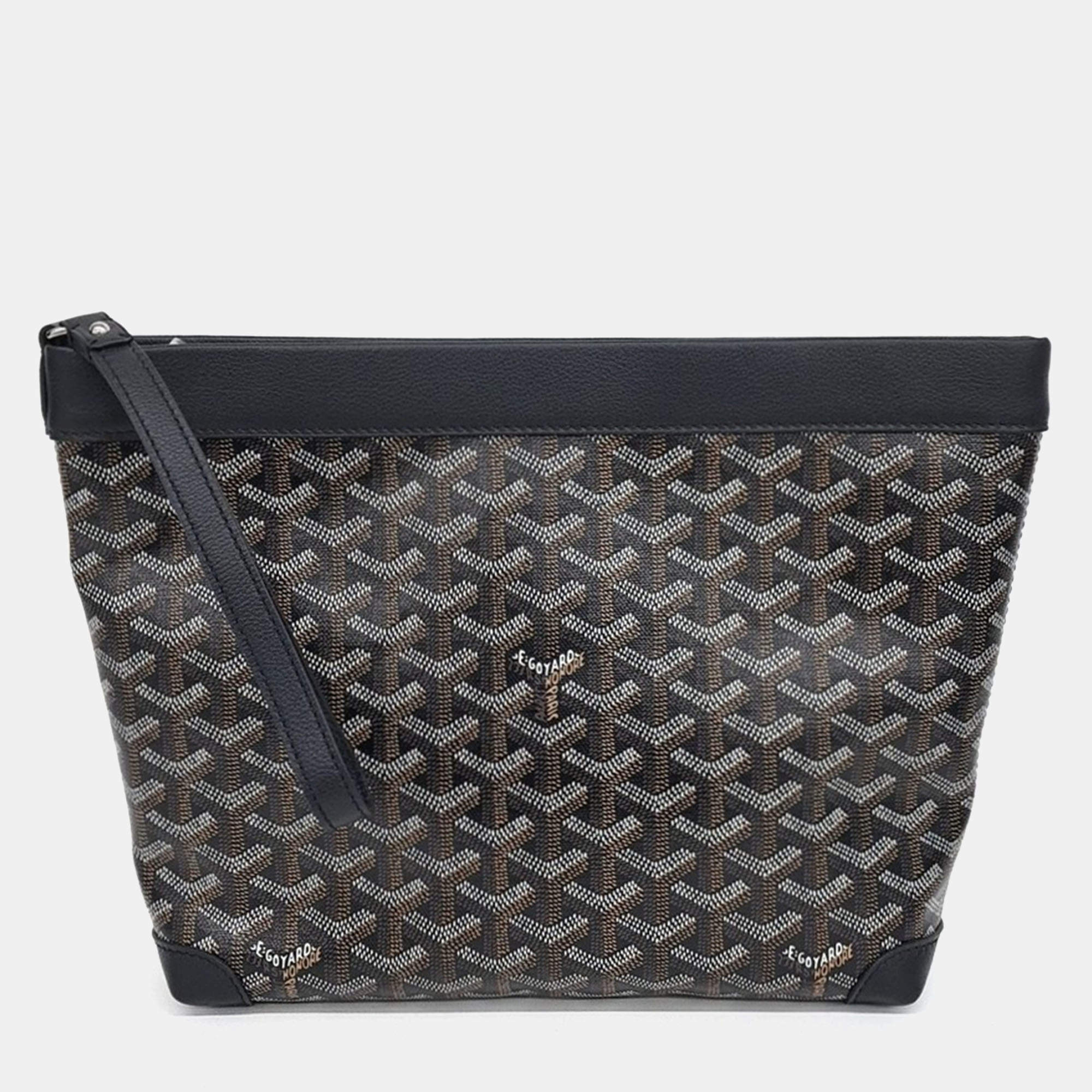 Pre Owned Goyard Multicolor PVC Conti Pouch
