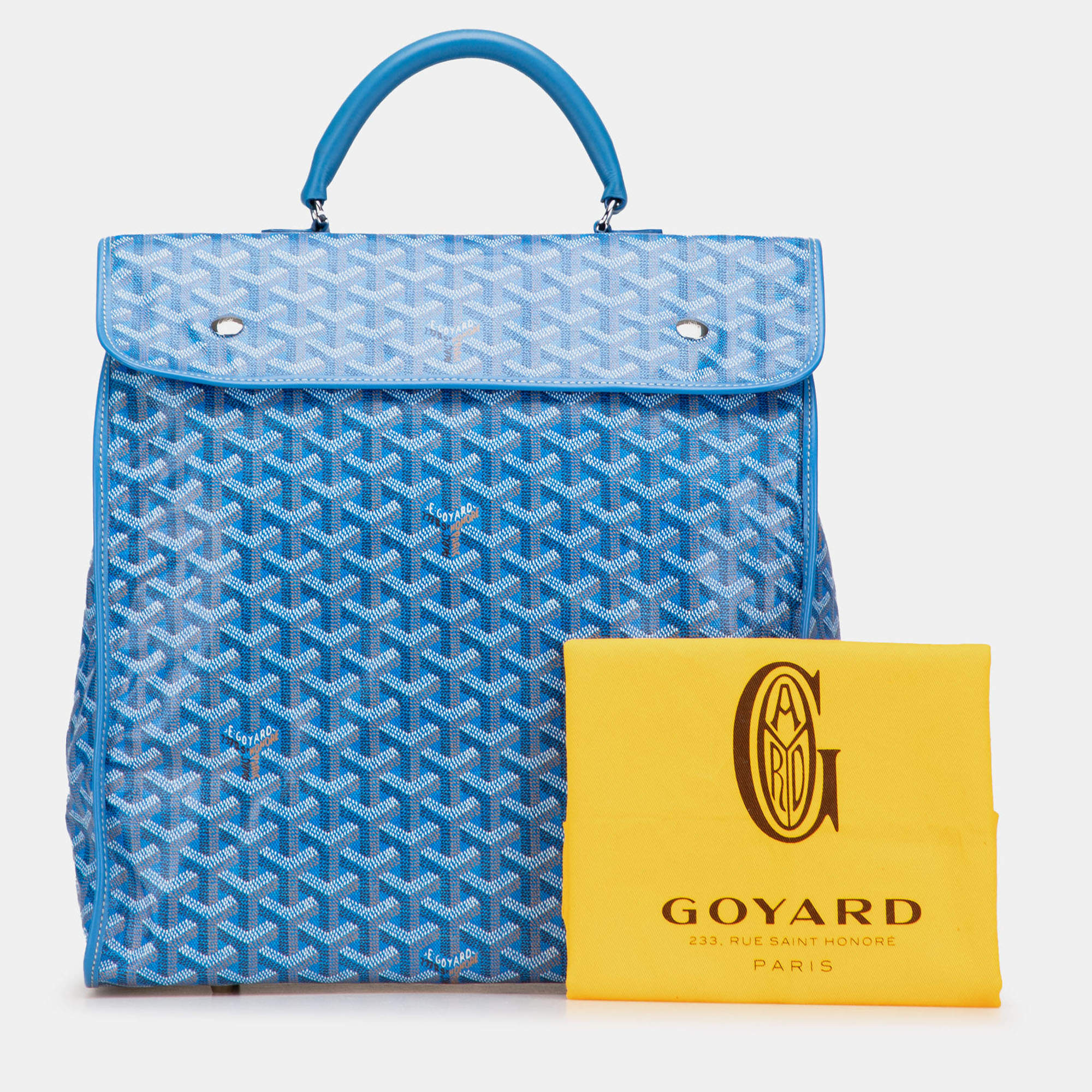 Goyard Orange Goyardine Coated Canvas and Leather Mini Alpin