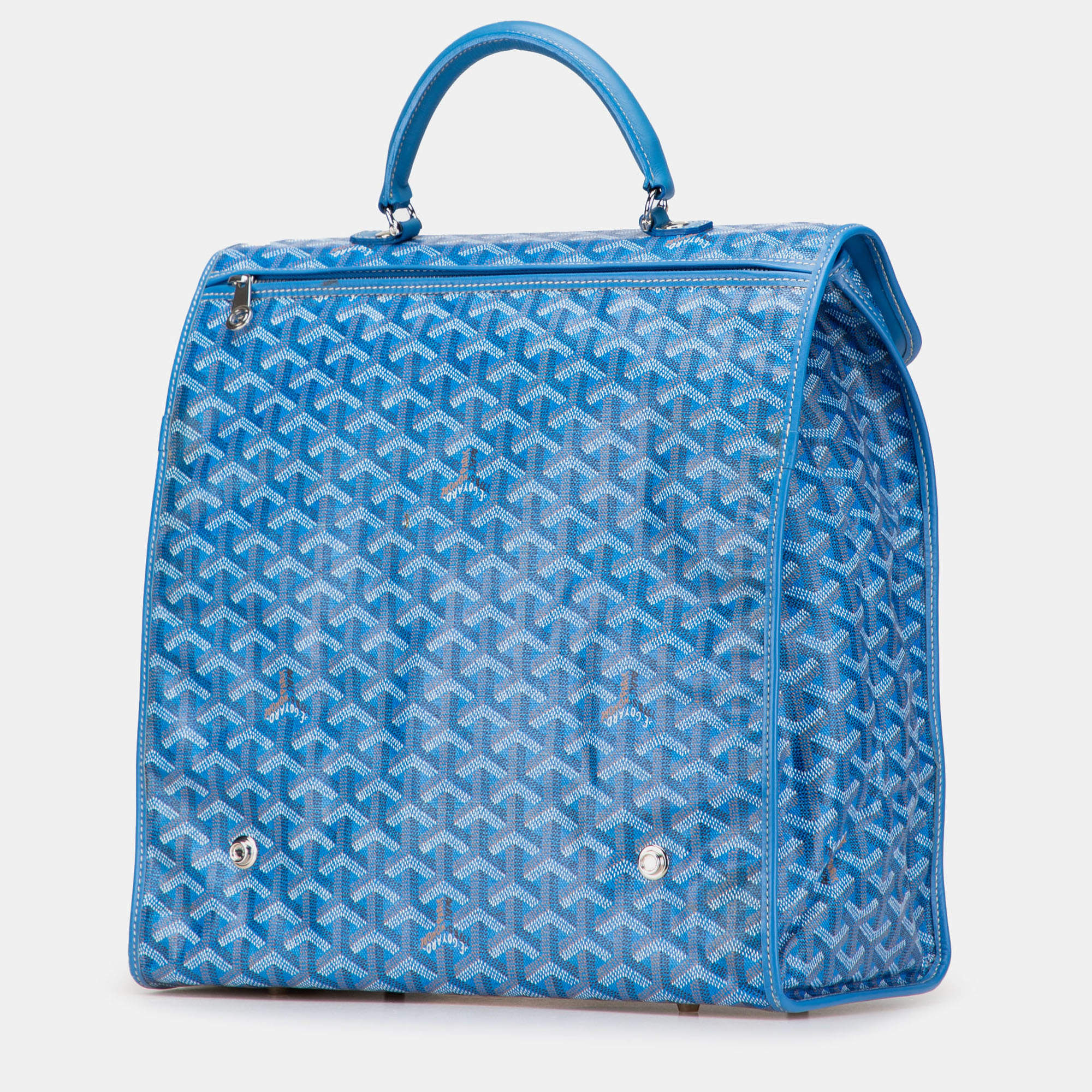Goyard Orange Goyardine Coated Canvas and Leather Mini Alpin