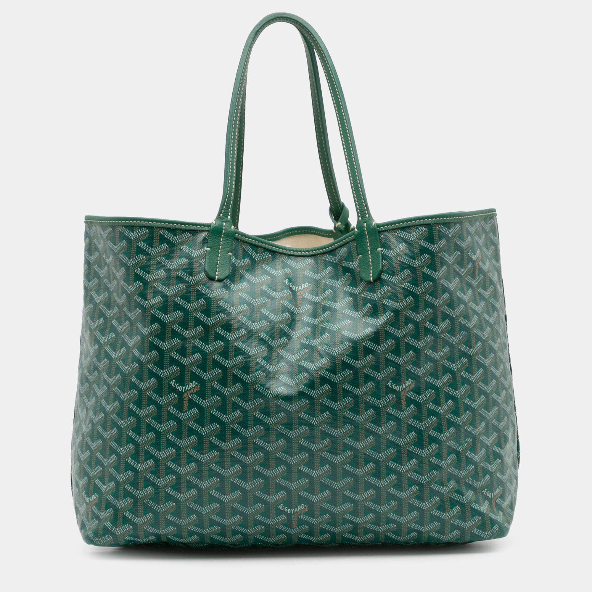 Pre Owned Goyard Green Goyardine Saint Louis PM