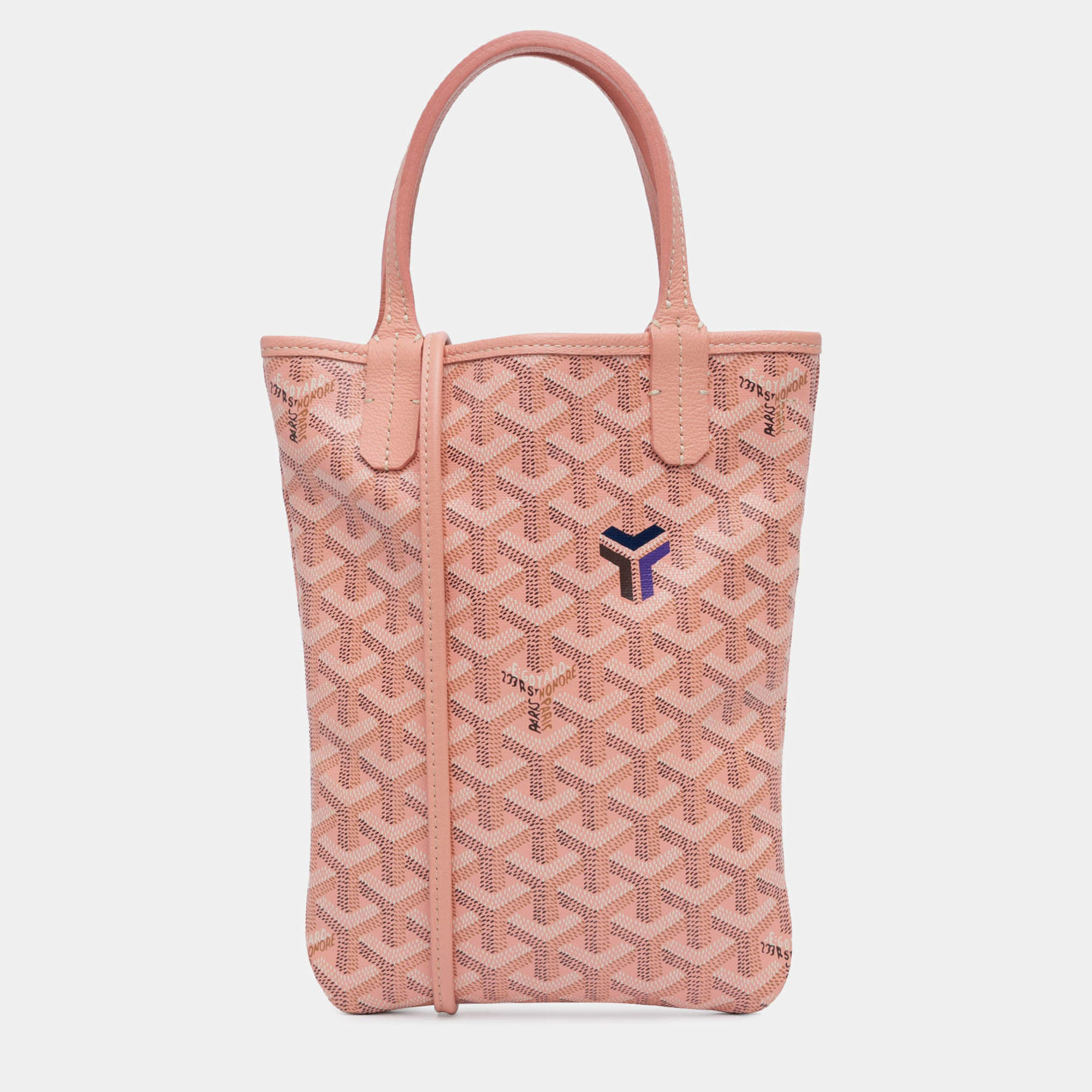 مملوكة مسبقًا Goyard Pink Goyardine Poitiers Claire Voie
