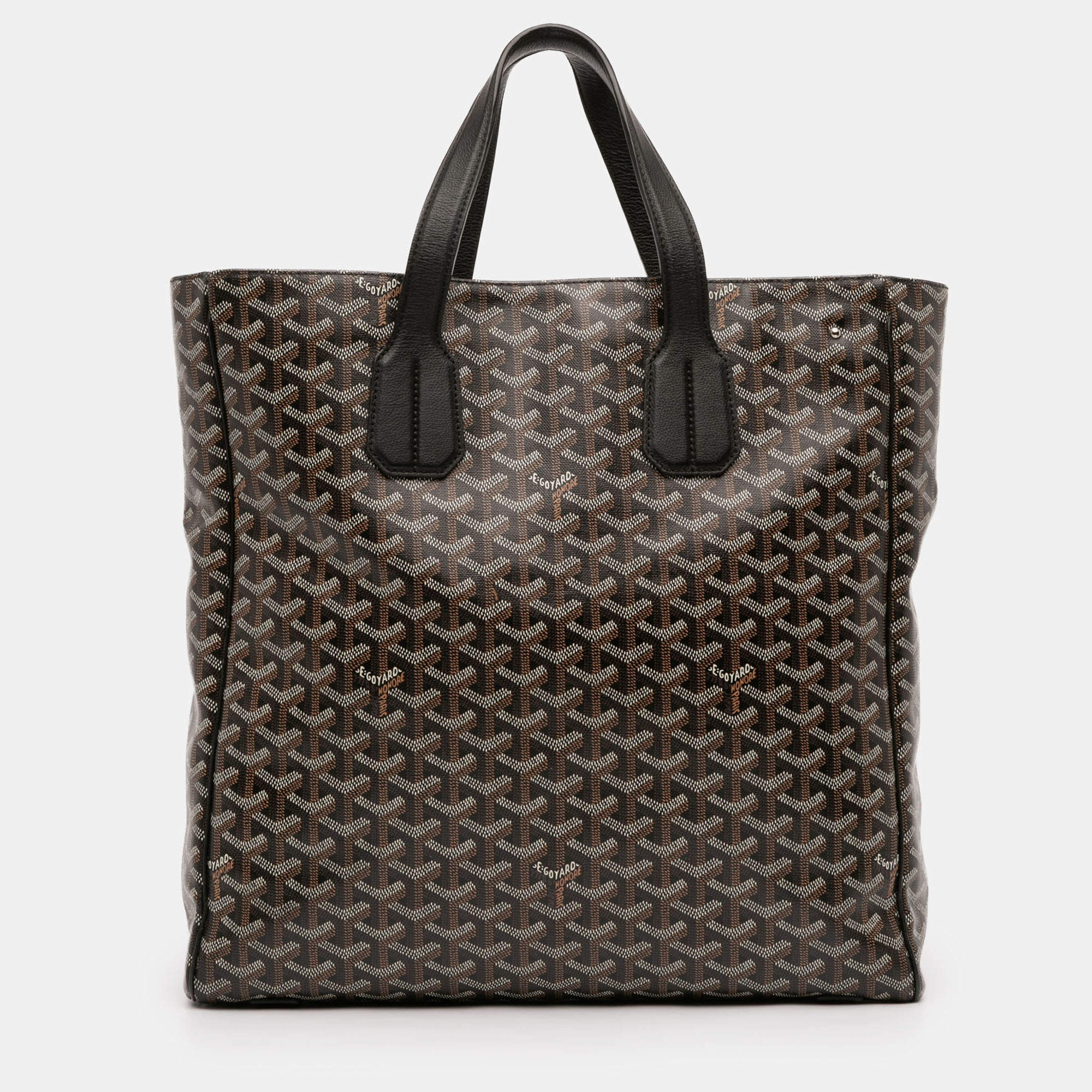 مملوكة مسبقًا Goyard Black Goyardine Voltaire Tote