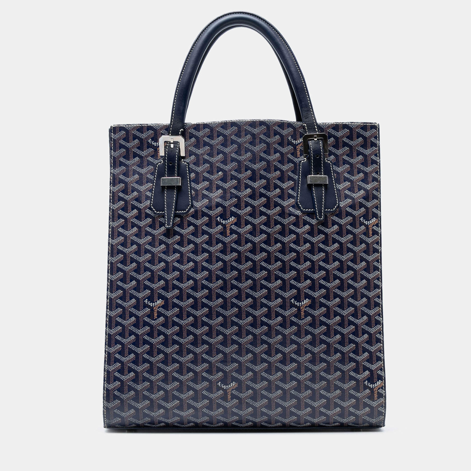 مملوكة مسبقًا Goyard Blue Goyardine Comores Tote GM