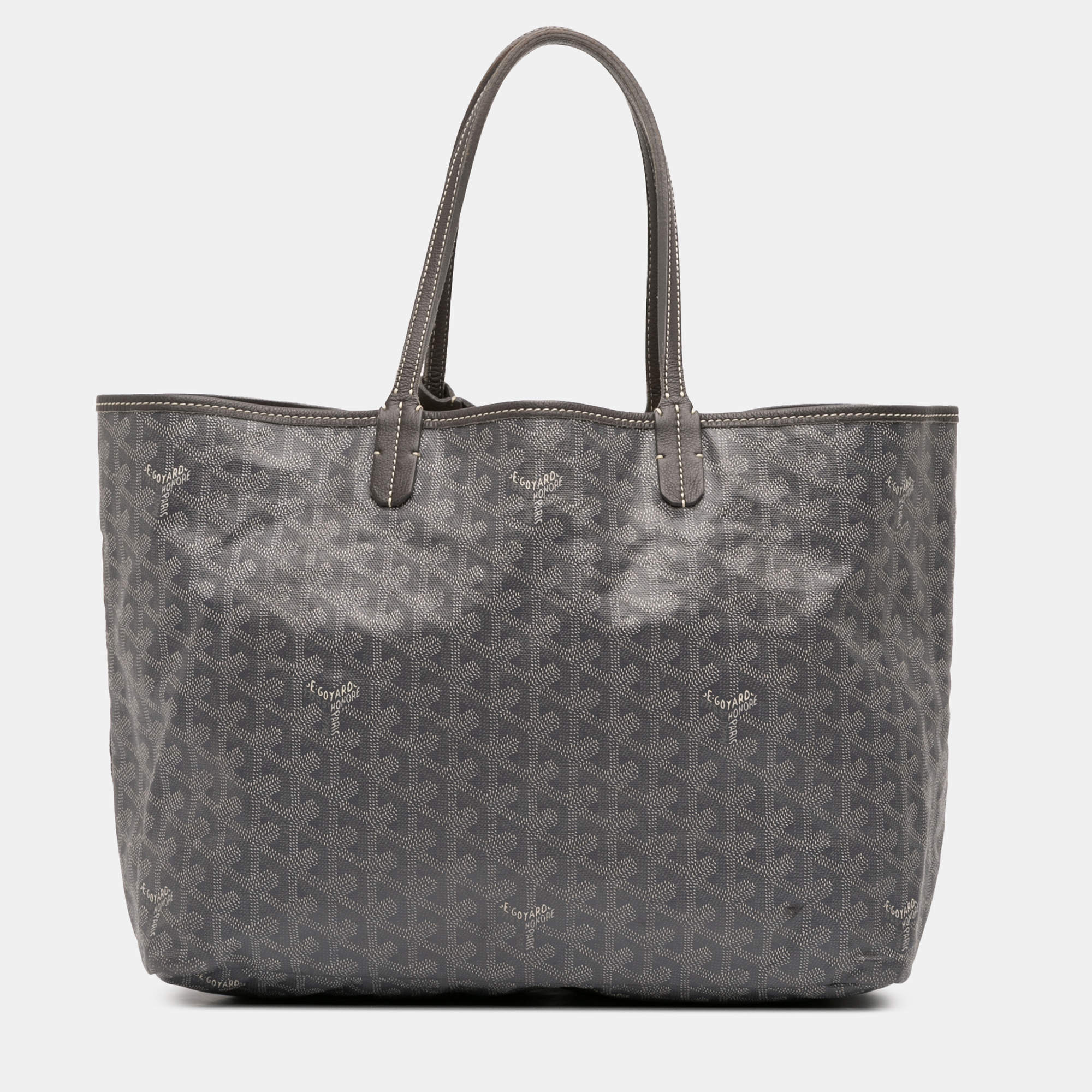 Pre Owned Goyard Goyardine Saint Louis Totes Bag PM