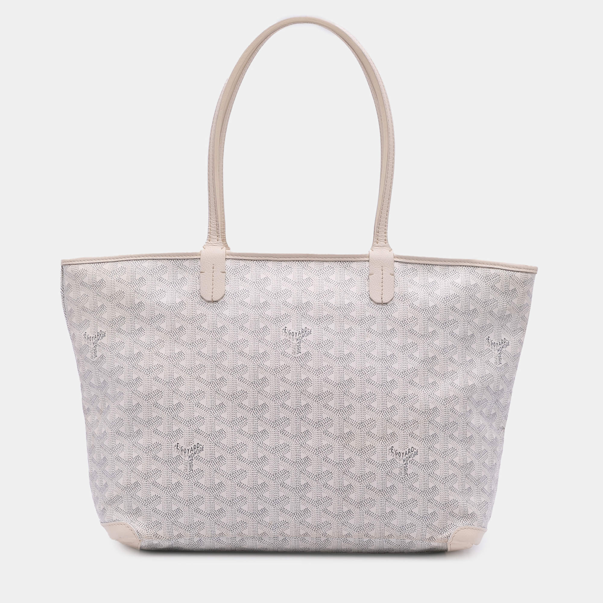 مملوكة مسبقًا Goyard White Goyardine Artois PM