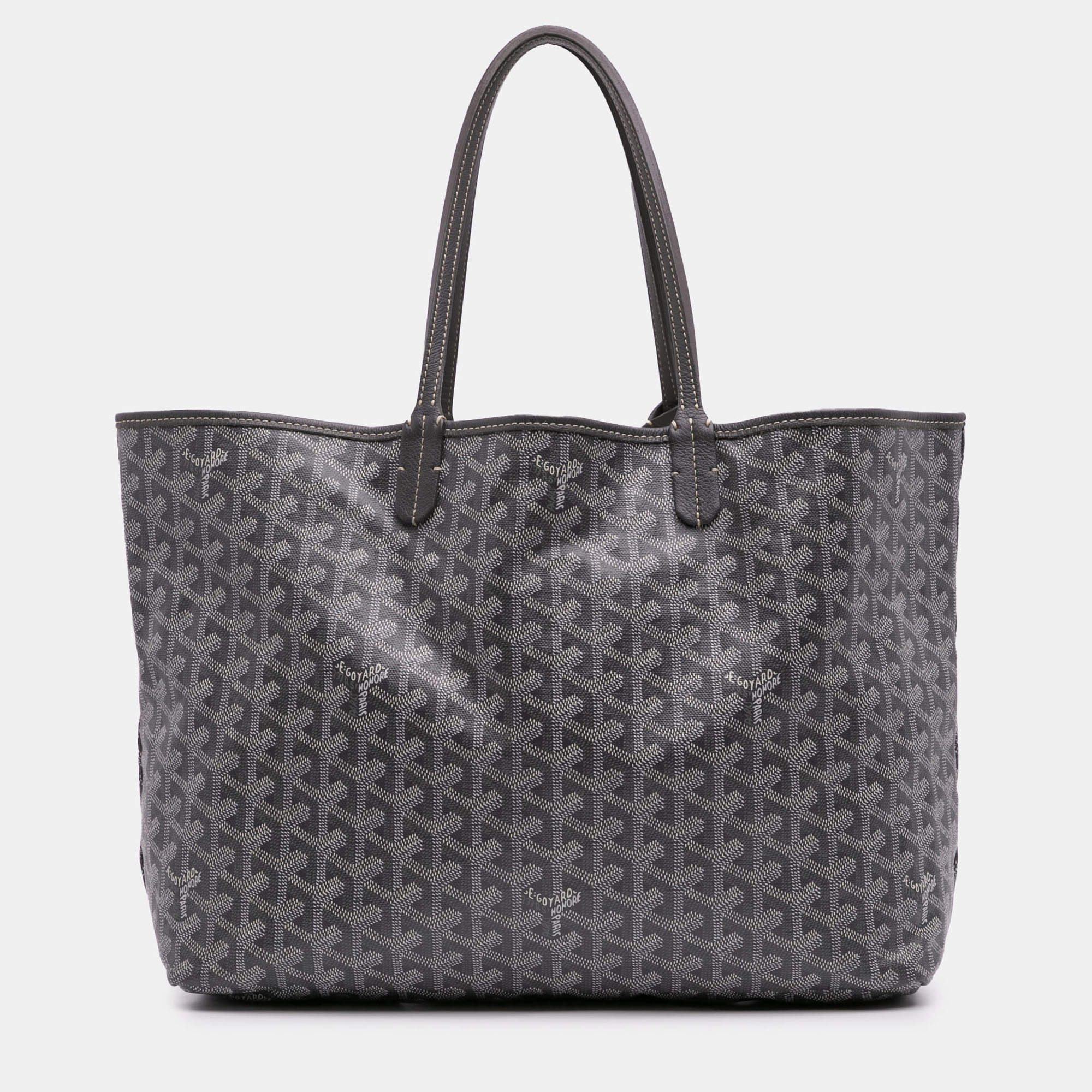 Pre Owned Goyard Black Goyardine Saint Louis PM