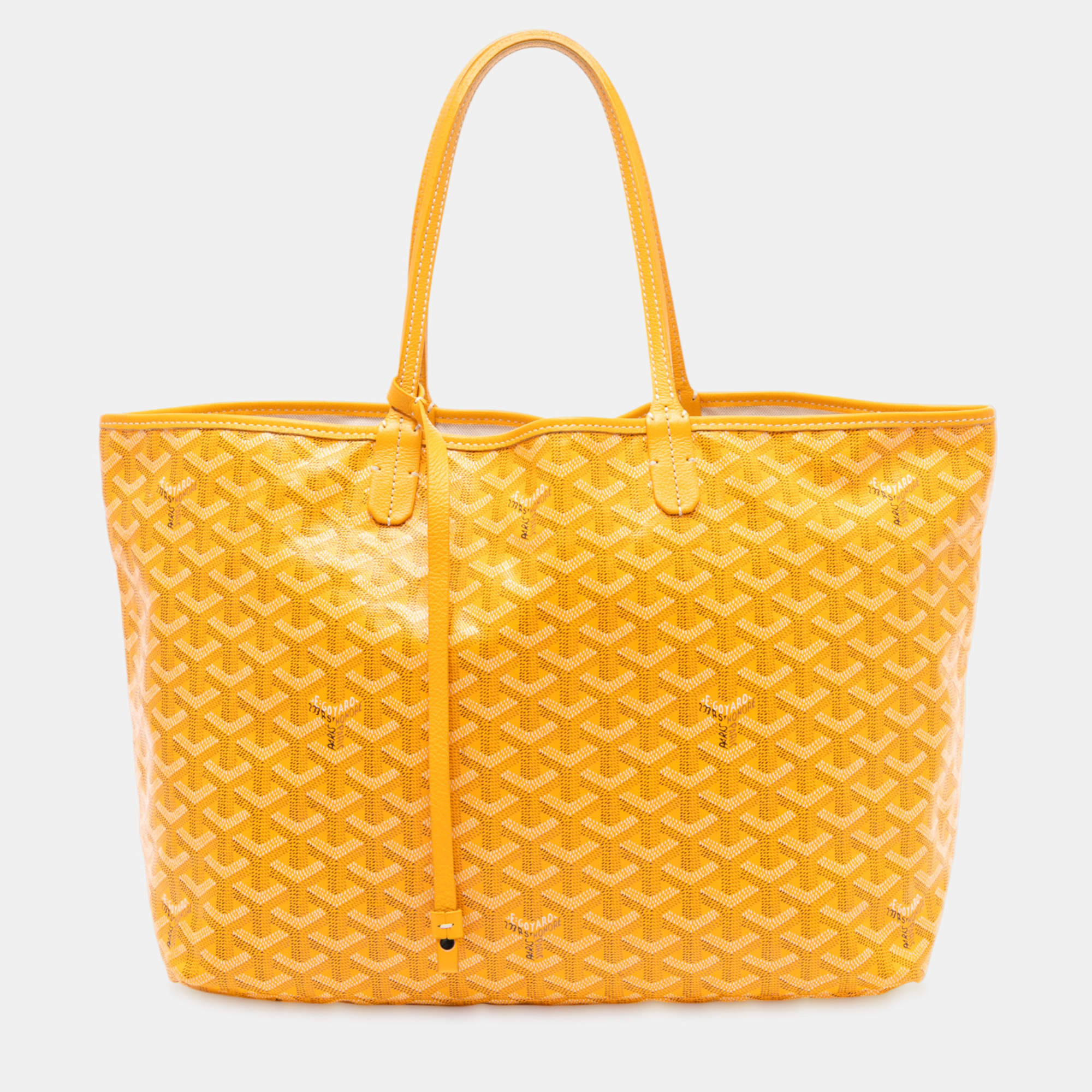مملوكة مسبقًا Goyard Yellow Goyardine Saint Louis PM