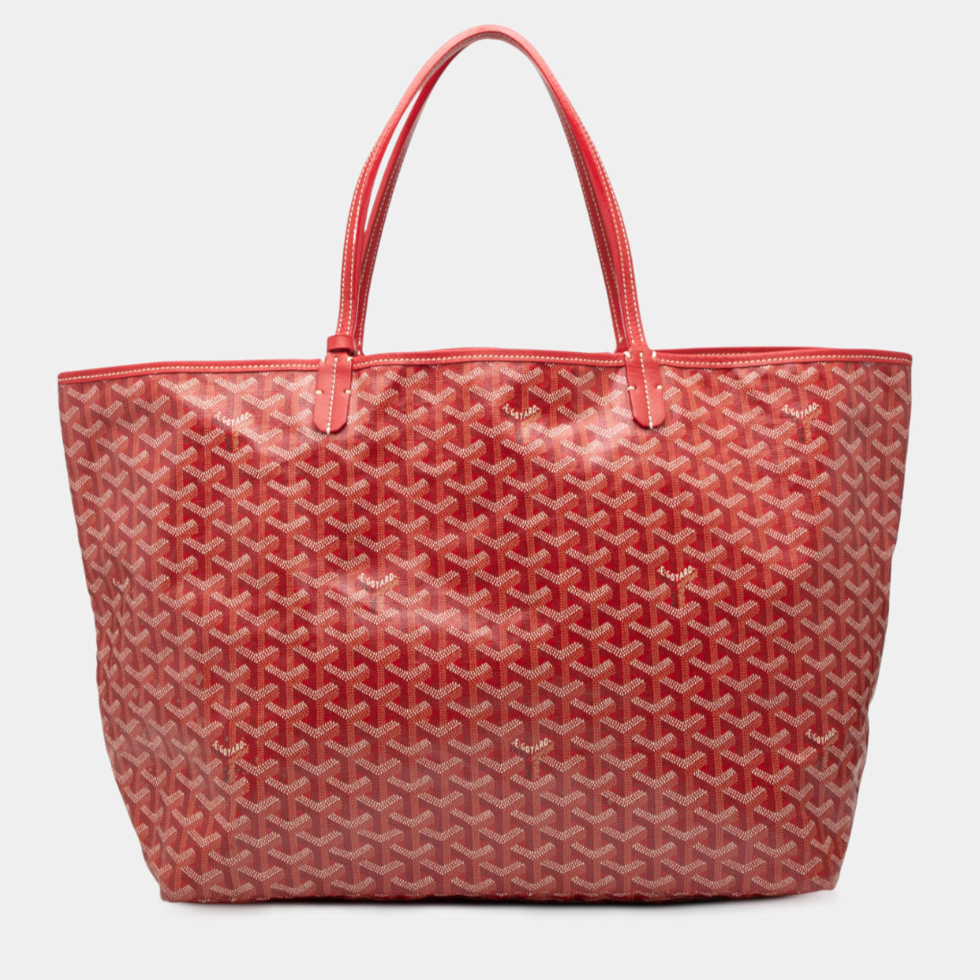 مملوكة مسبقًا Goyard Red Goyardine Saint Louis GM