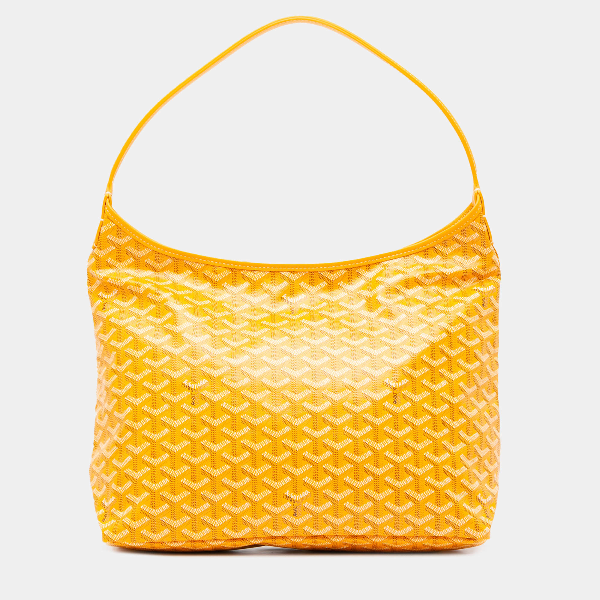 Pre Owned حقيبة هوبو غويارد بوهيم قماش غوياردين أصفر