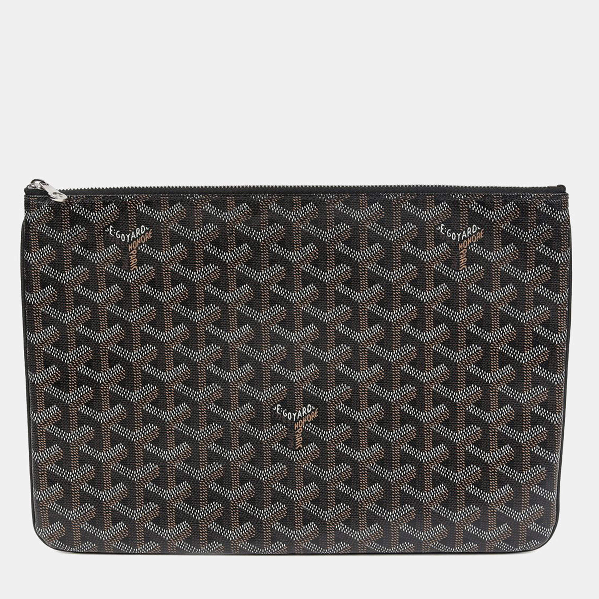 مملوكة مسبقًا Goyard Senat MM Black Clutch