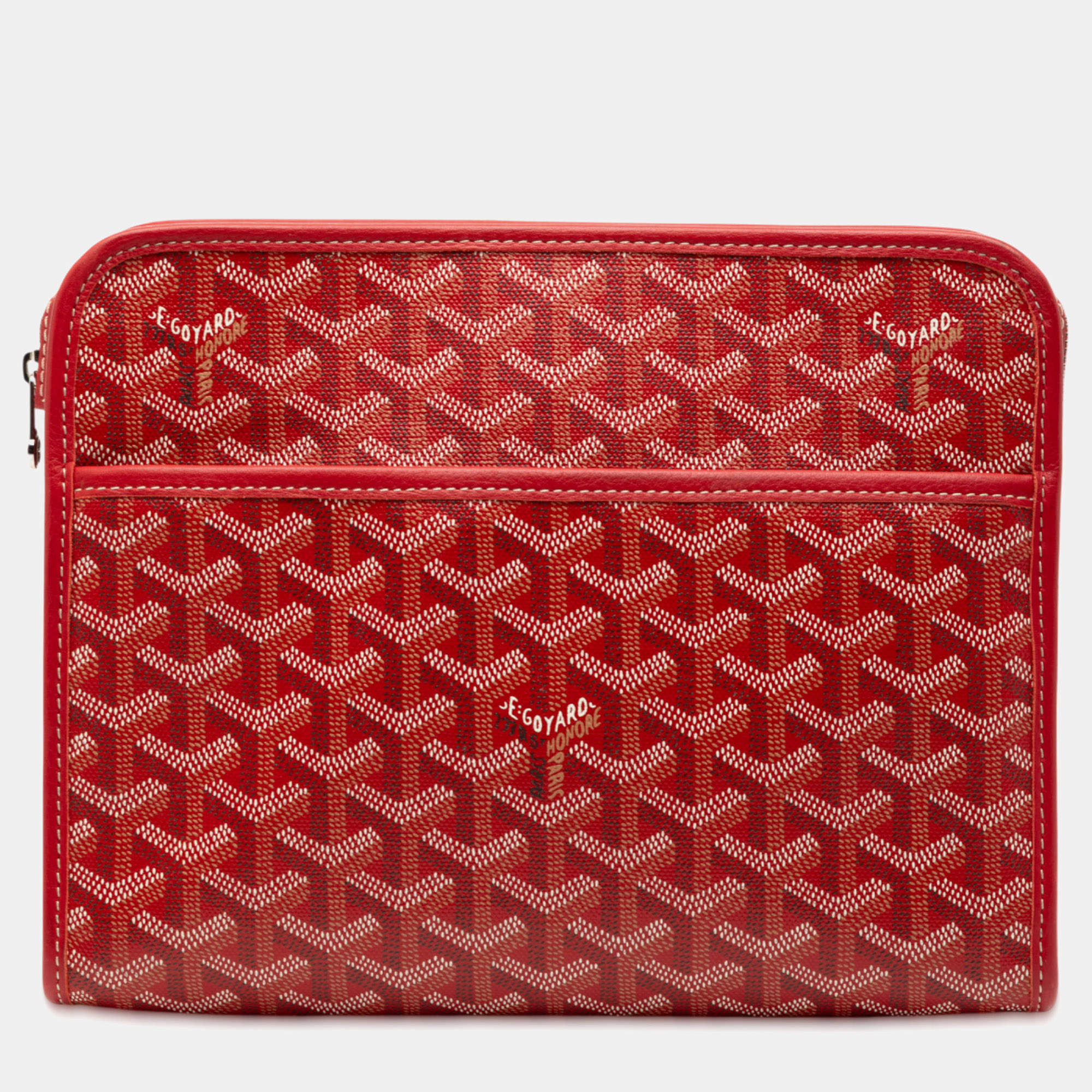 مملوكة مسبقًا حقيبة أدوات الزينة غويارد جونس غوياردين حمراء مقاس وسط